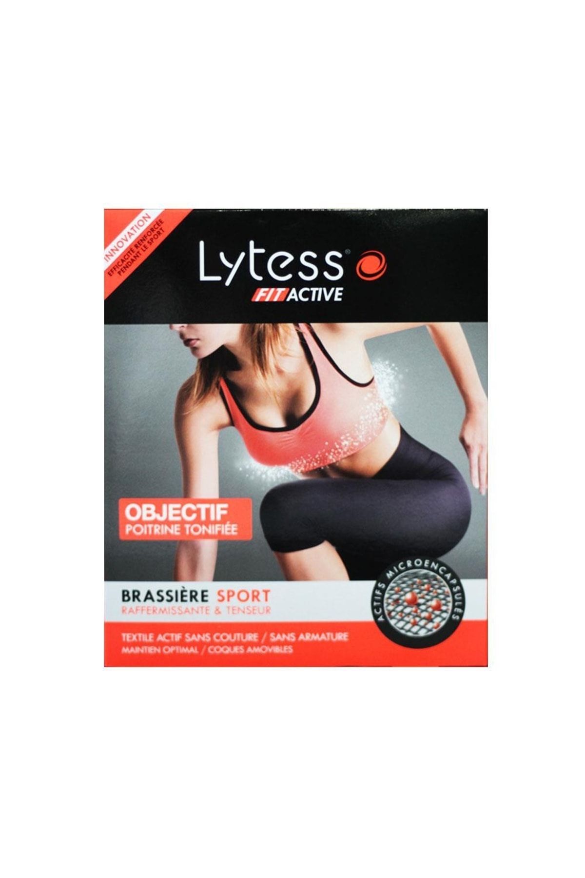Lytess Fit Active Brassiere Sport Şekillendirici Spor Sütyeni Turuncu Medium Orange/corail