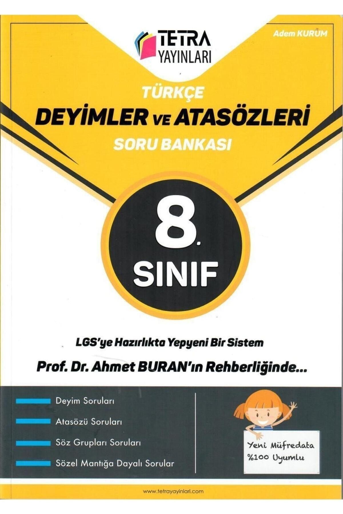 TETRA Yayınları Tetra 8. Sınıf Türkçe Deyimler Ve Atasözleri Soru Bankası