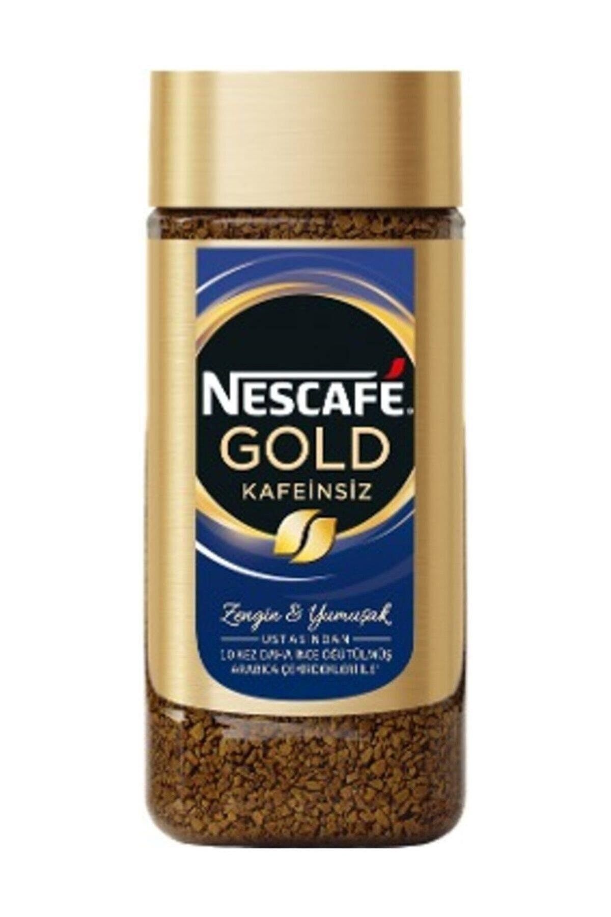 Nestle Nescafe Gold Jar Signature Cam Kavonoz Kafeinsiz 100 Gram