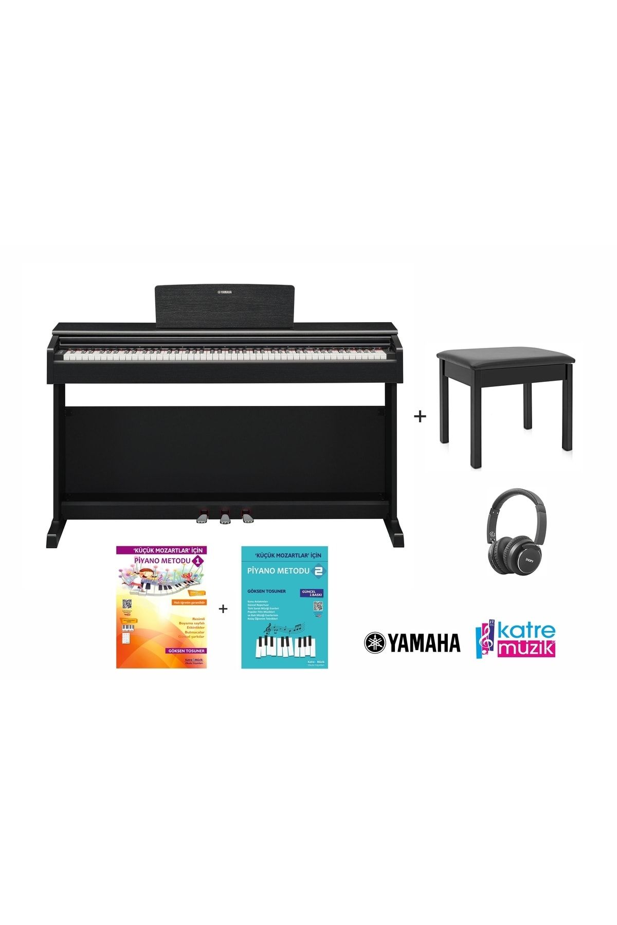 Yamaha Ydp145 Dijital Piyano Seti (tabure-kulaklık-piyano Metodları Hediye-katre Müzik)