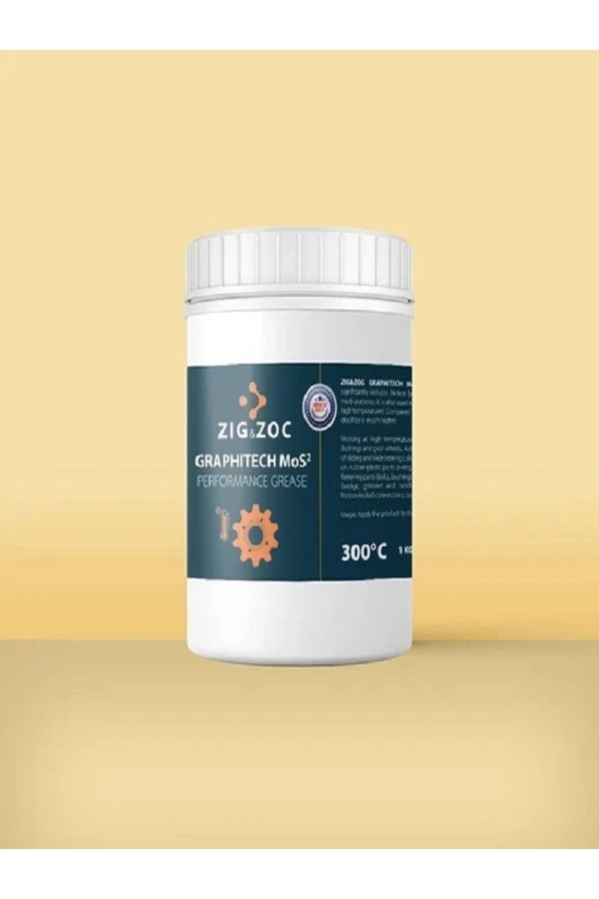 ZIGZOC Zıg&zoc Mos2 Grafitli Yüksek Sıcaklık Vibrasyon Devir Performans Gresi 1 Kg