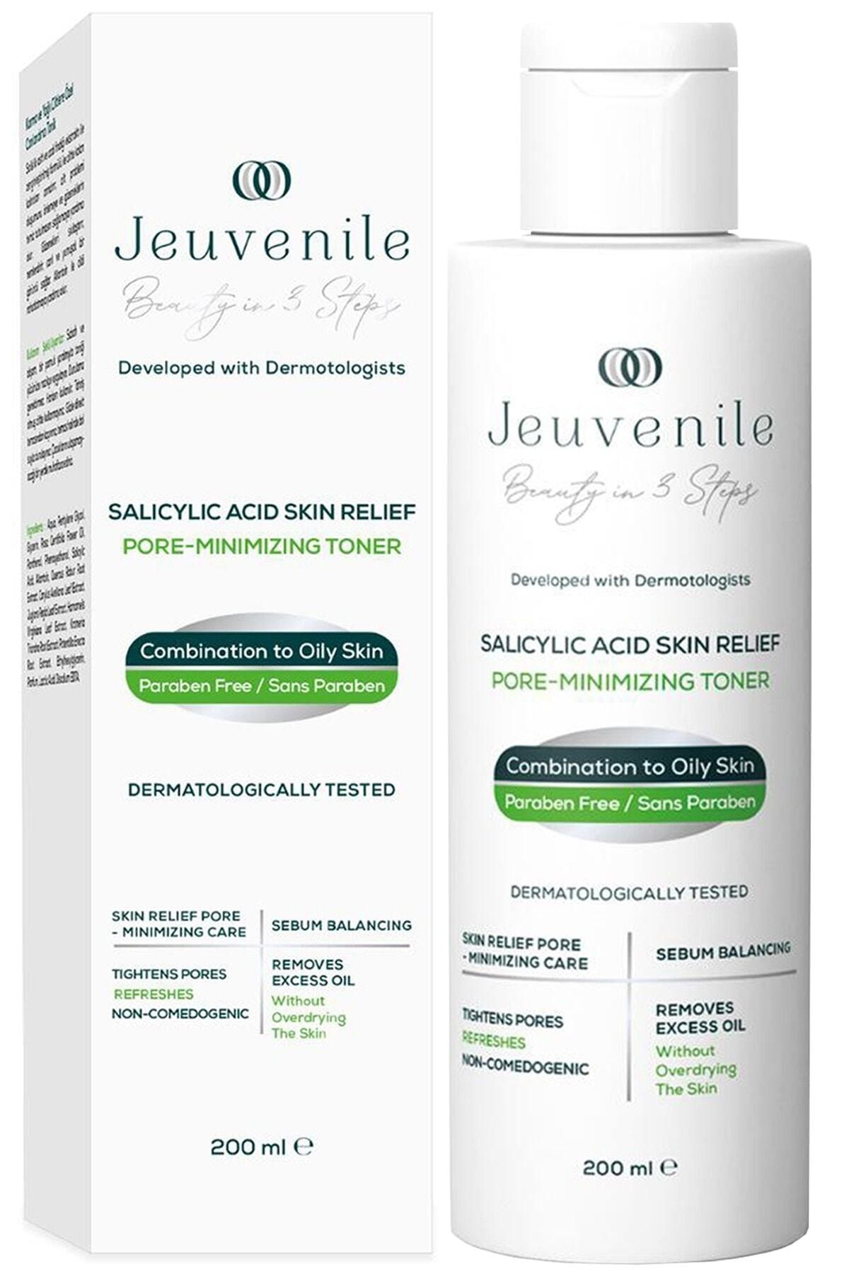 Jeuvenile Karma Ve Yağlı Ciltlere Özel Gözenek Sıkılaştırıcı Siyah Nokta Giderici Tonik 200 Ml