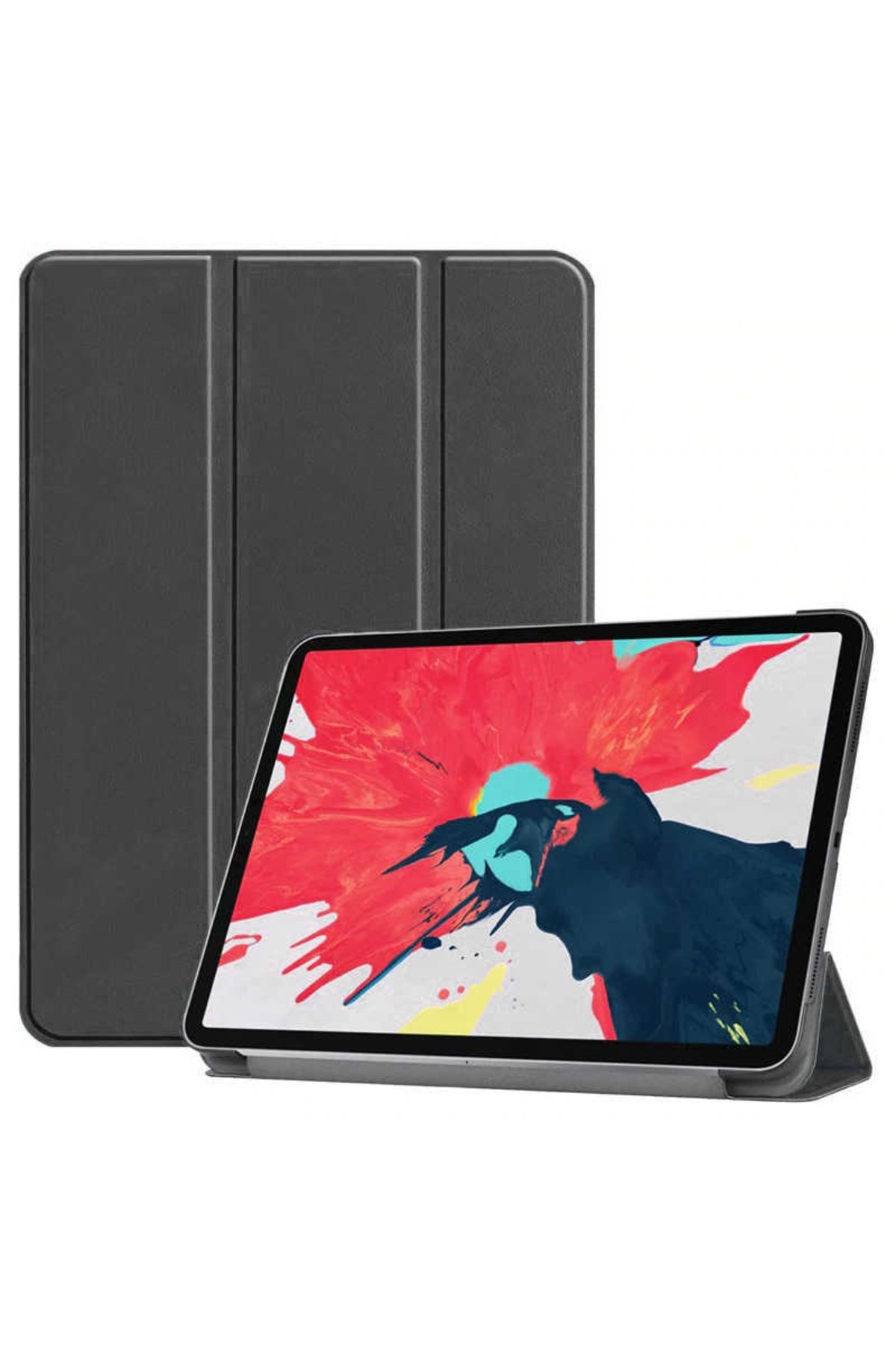 Fuchsia Ipad Mini 2021 (6.nesil) Uyumlu Smart Cover Standlı Katlanabilir Akıllı 1-1 Tablet Kılıfı