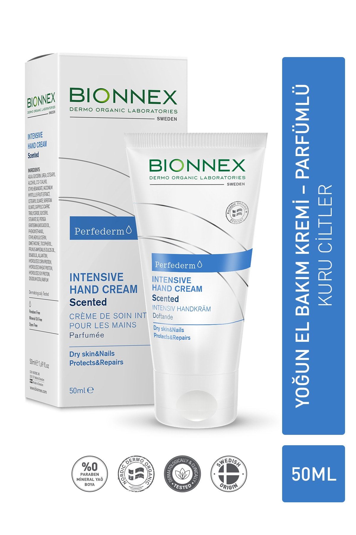 Bionnex Perfederm Intensıve Hand Cream Scented