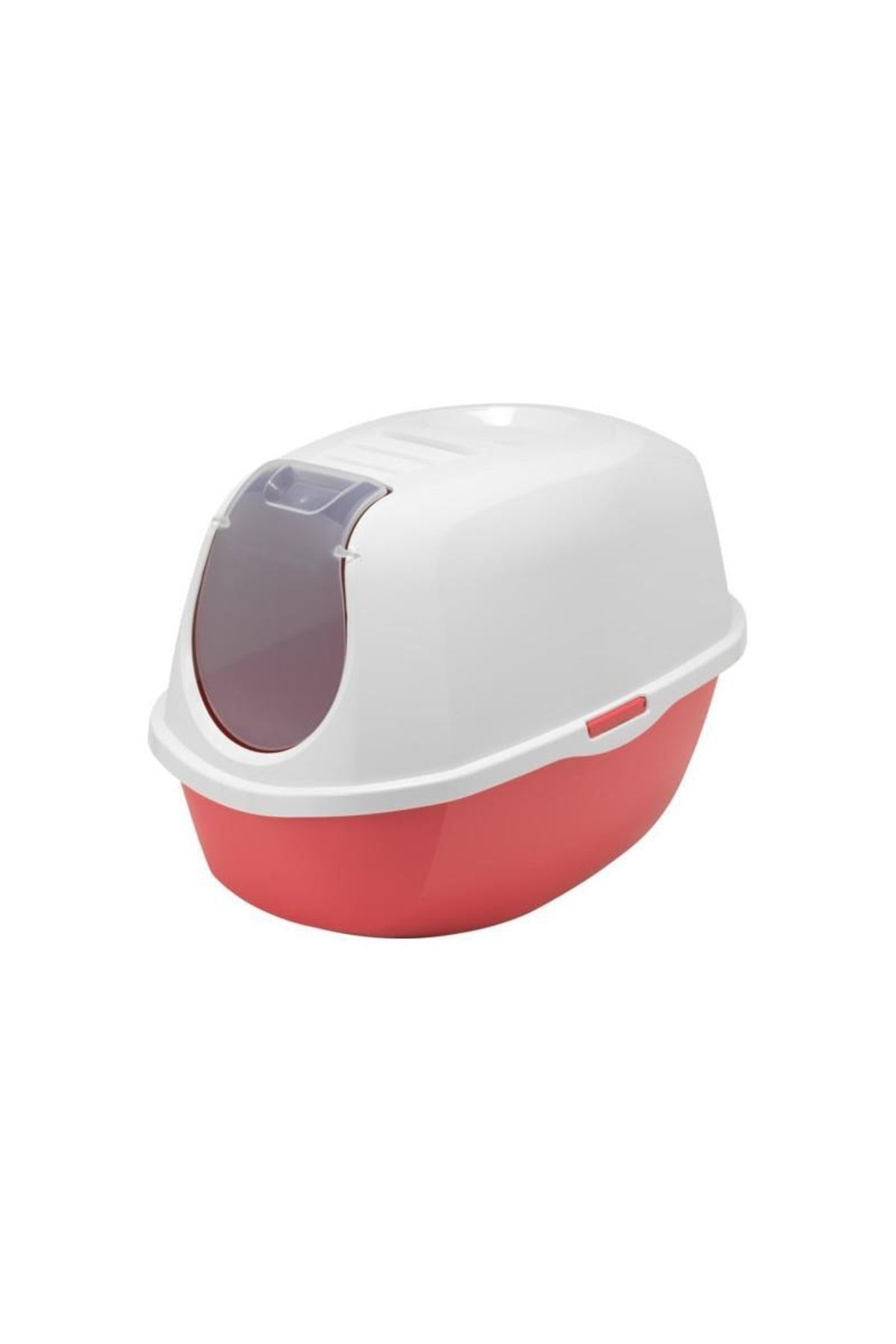 Moderna Smart Kapalı Kedi Tuvalet Kırmızı 40x54x41