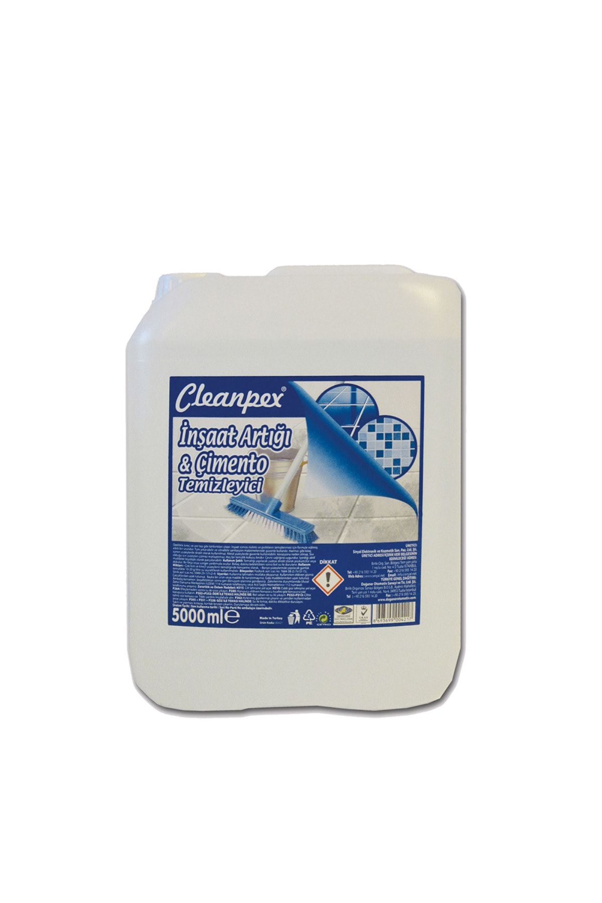 Cleanpex Inşaat Artığı & Çimento Temizleyici 5 L
