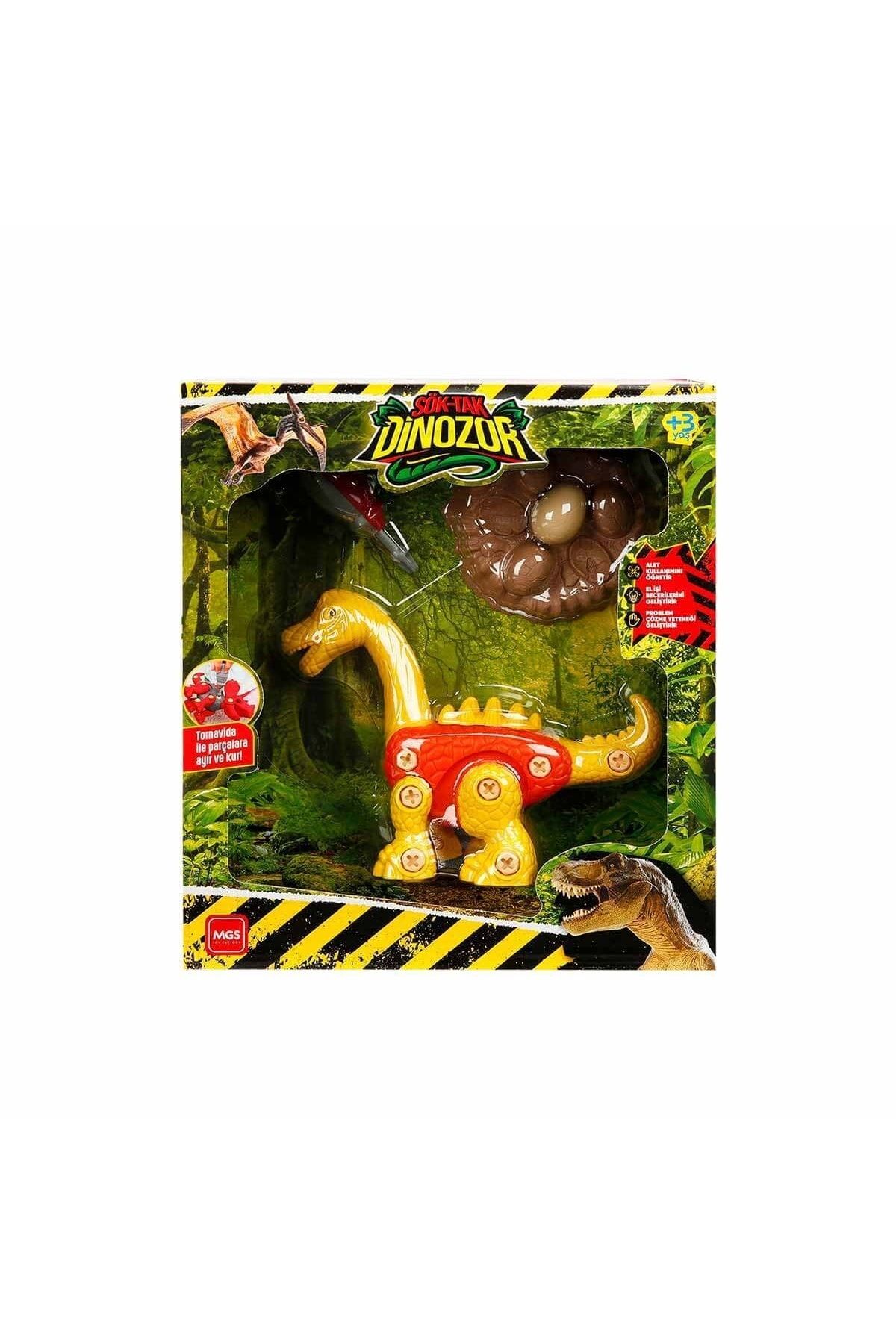 MGS OYUNCAK Sök Tak Dinozor - Sarı Dinozor
