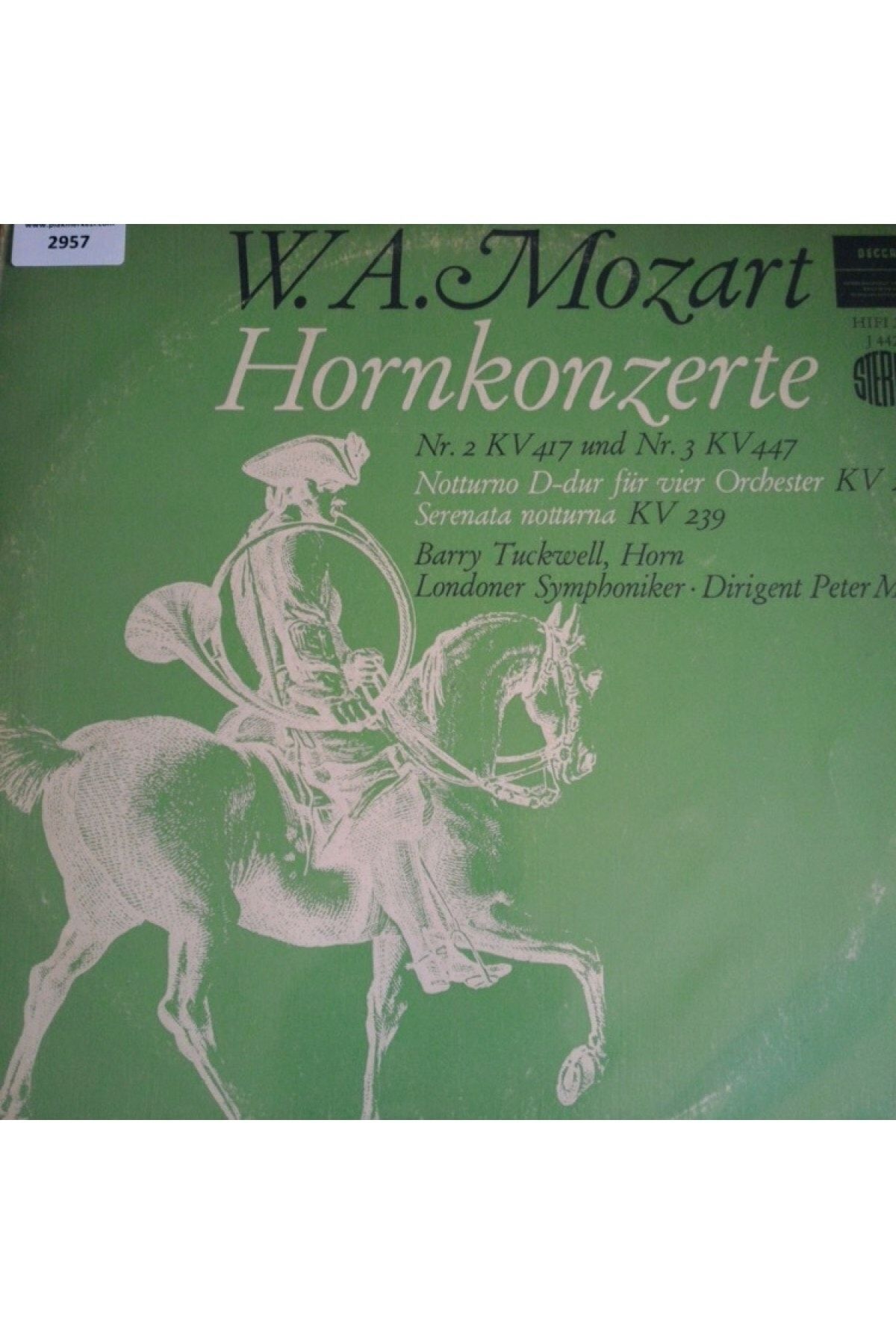 Plak Merkezi Mozart - Dönem Baskı