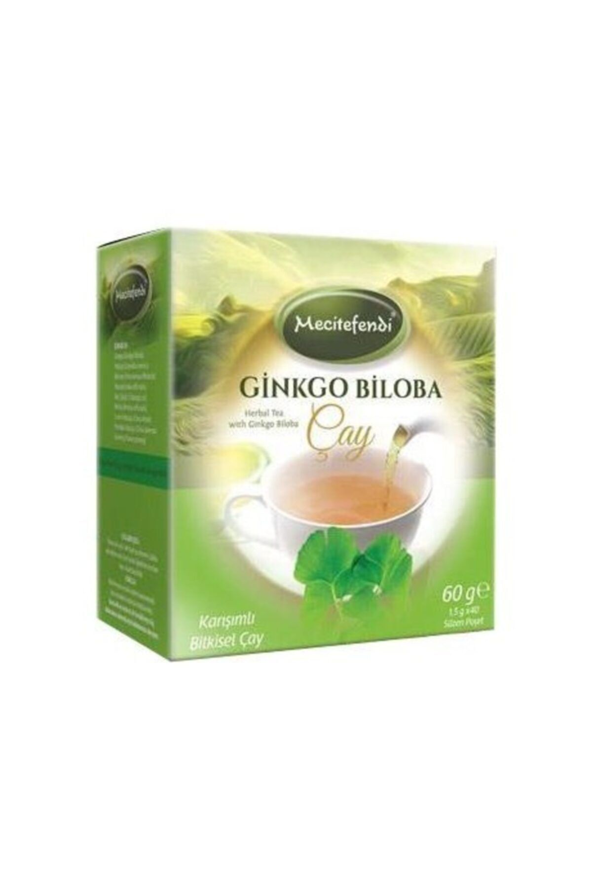 Mecit Efendi Ginkgo Bilobalı Çay Süzen Poşet 40'lı