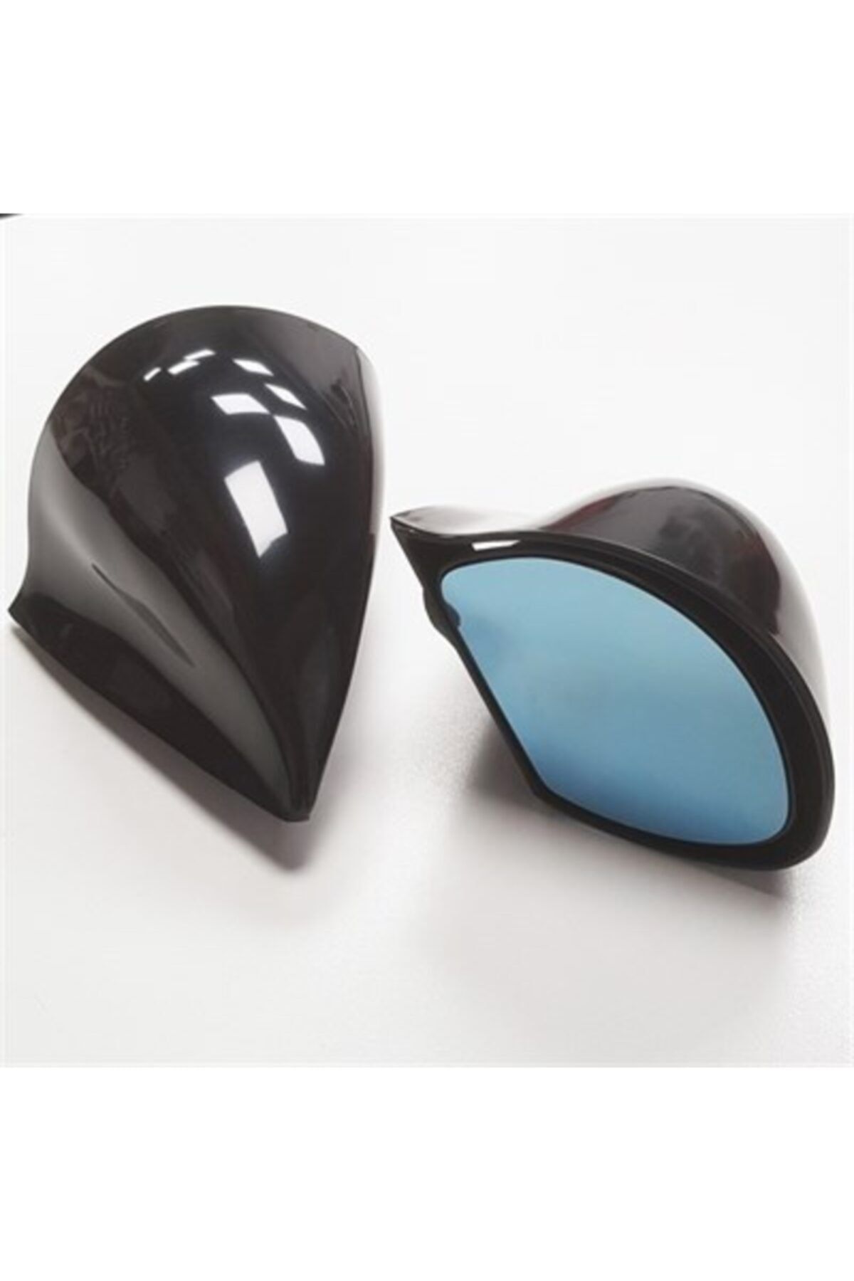 Carub Z3 Tipi Mavi Camlı Siyah Gövde Yan Ayna Sağ+Sol Takım