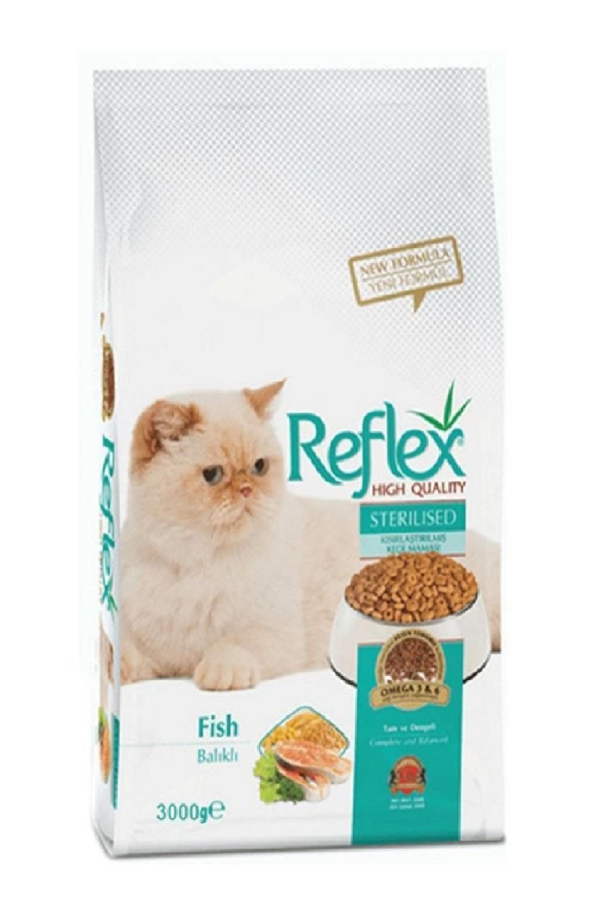 Reflex Sterilised Kısırlaştırılmış Balıklı Yetişkin Kedi Maması 3 Kg