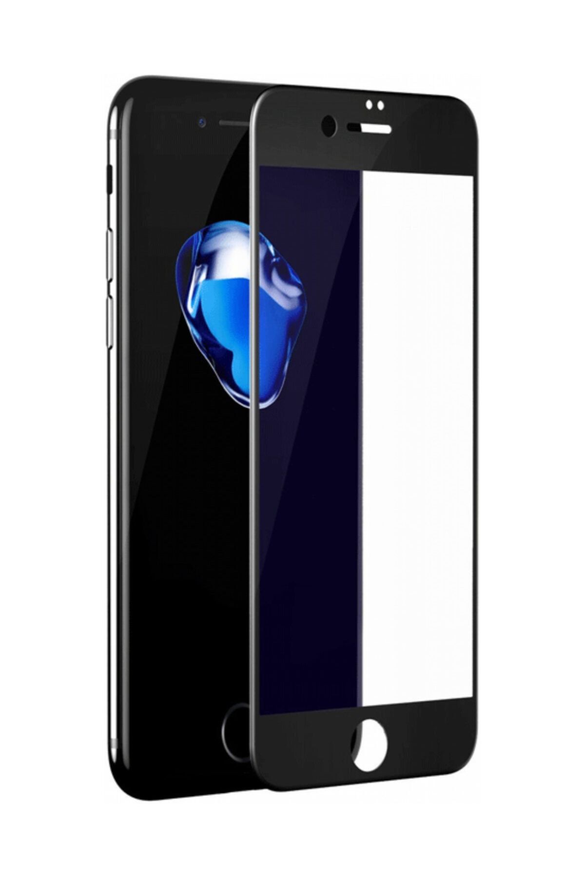 Kilifplus Apple Iphone Se 2 (2020) Kırılmaz Cam Tam Kaplayan Eks Glass Ekran Koruyucu - Siyah