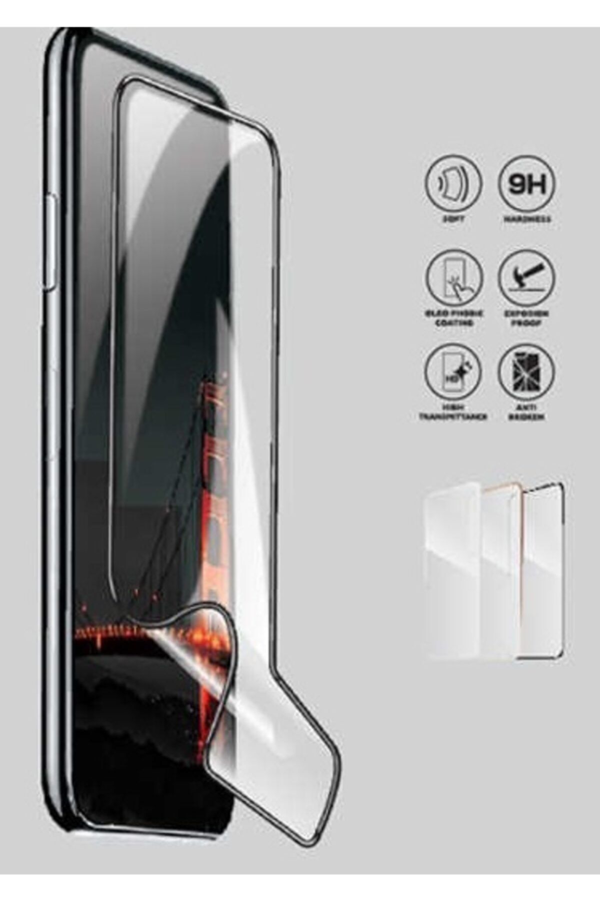 Telefon Aksesuarları Huawei Huawei P40 Lite Fiber Nano Ekran Koruyucu