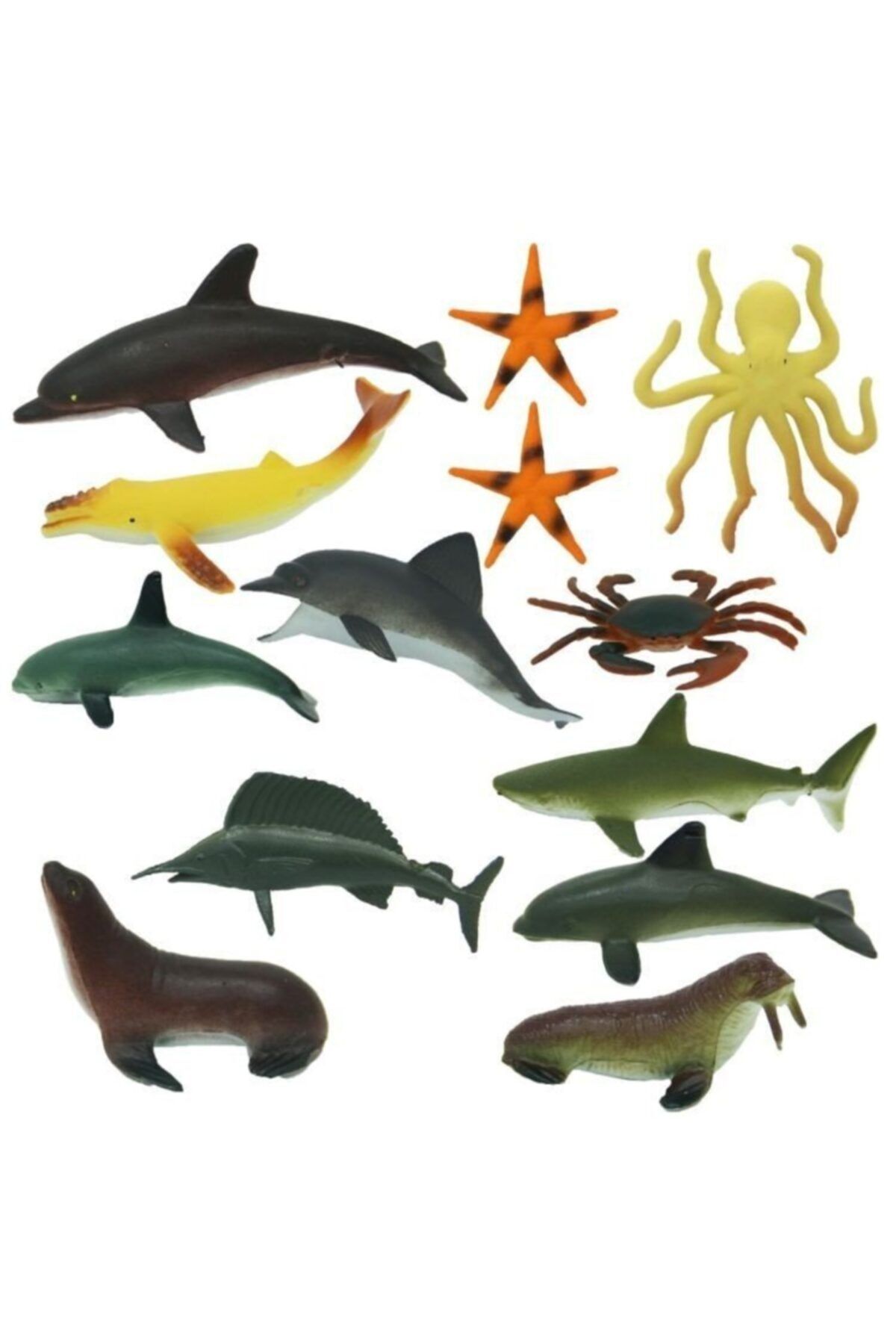 Sunman Oyuncak Deniz Hayvanları Balık Okyanus Hayvanları Poşetli