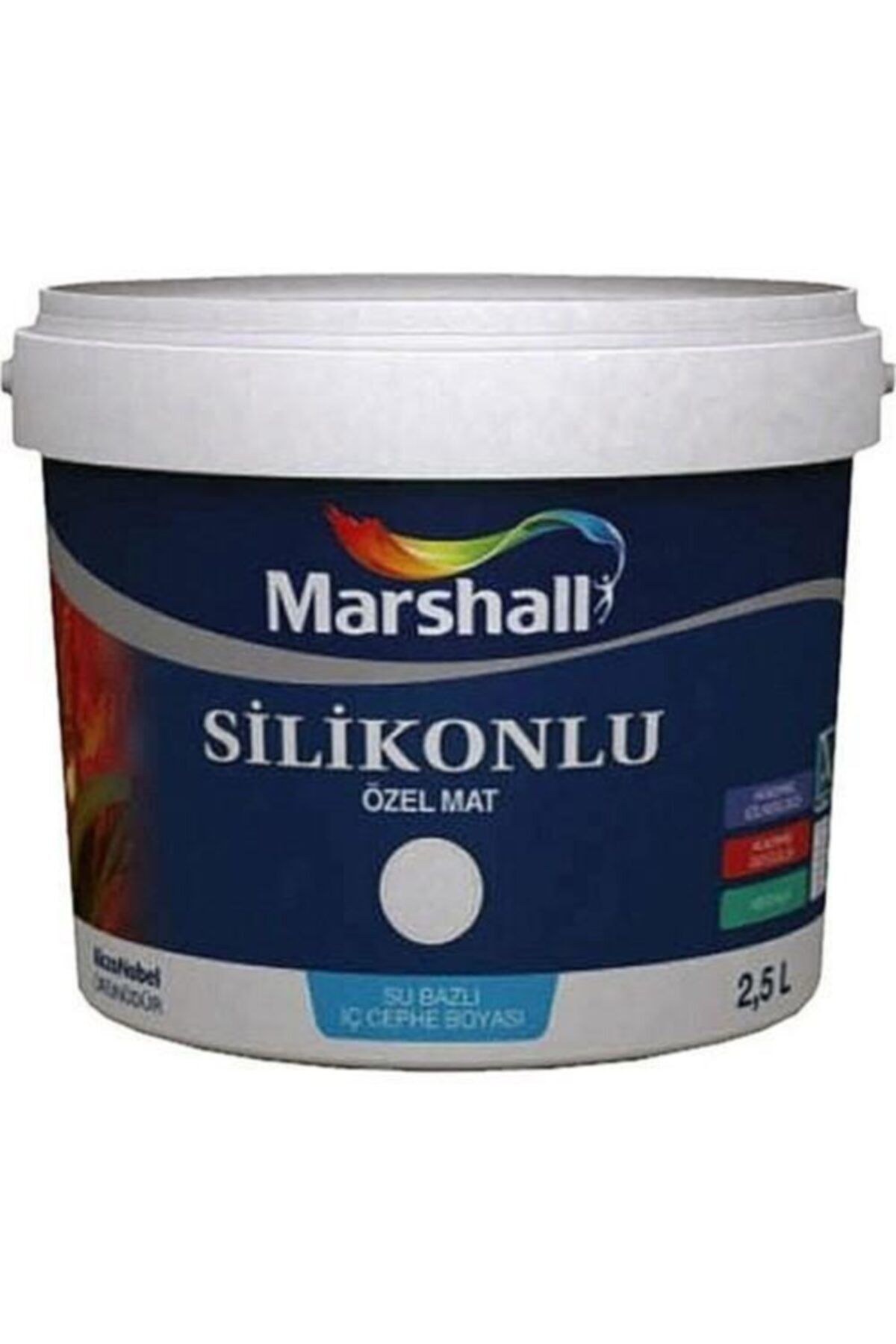 Marshall Silikonlu Özel Mat Karakalem Boya 2,5 lt