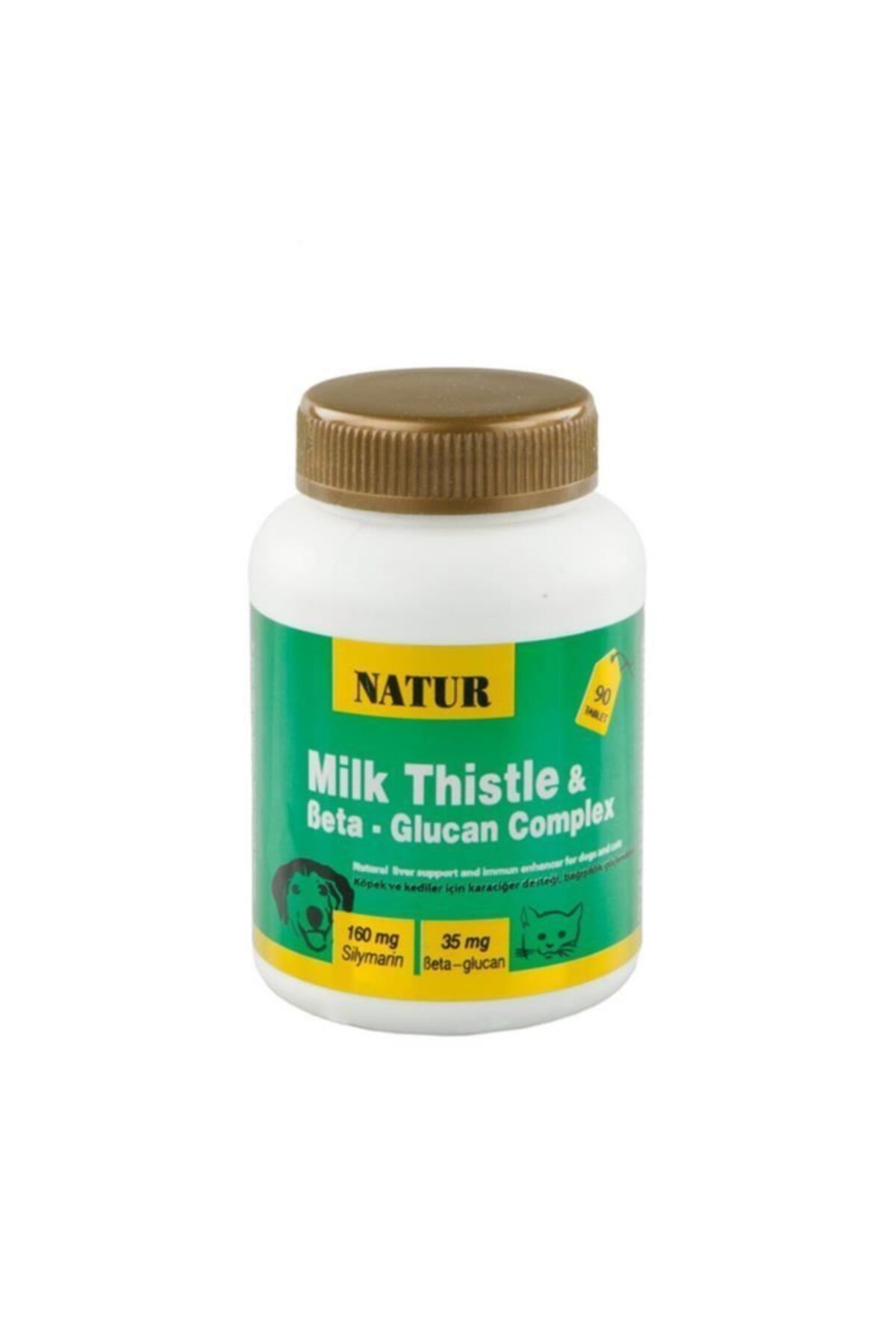 Genel Markalar Natur Milk Thistle & Beta - Glucan Complex Destekleyici 90 Tablet