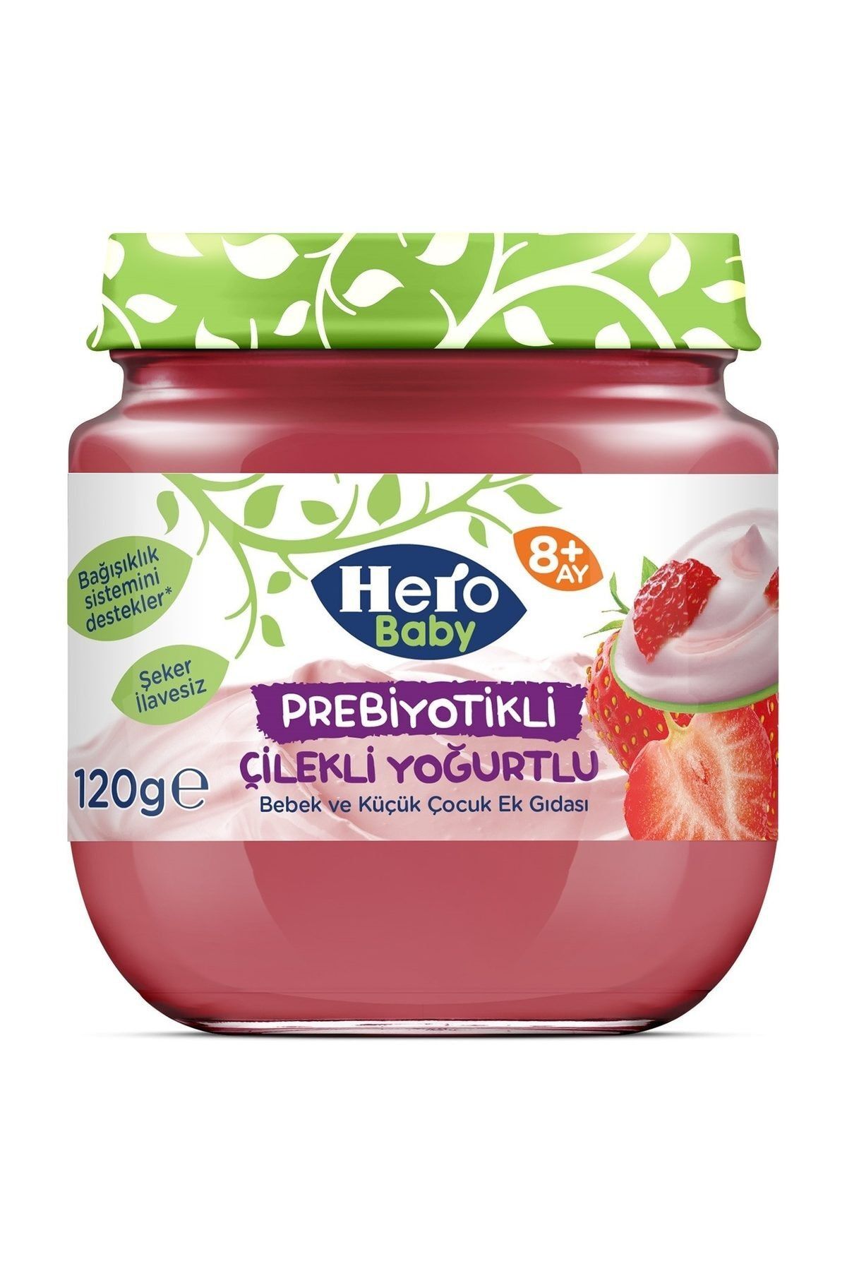 Hero Baby Prebiyotik Çilekli Yoğurtlu 120 gr