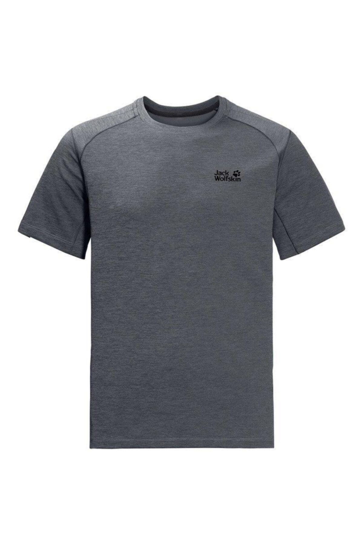 Jack Wolfskin T-shirt - 1806131 Dark Iron - 1806131-DARK-IRON