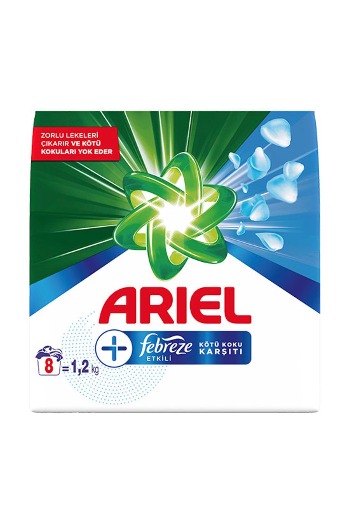 Ariel Plus 1,2 kg Toz Çamaşır Deterjanı Febreze Etkili Parlak Renkler