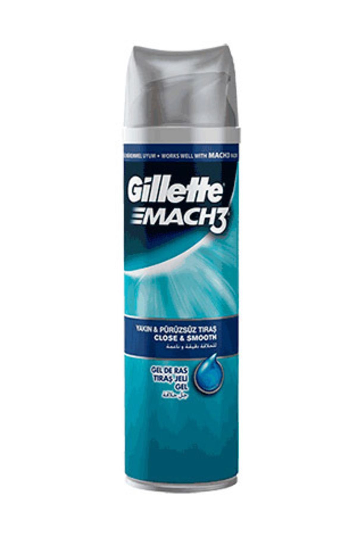 Gillette Mach3 Tıraş Jeli Pürüzsüz 200 ml