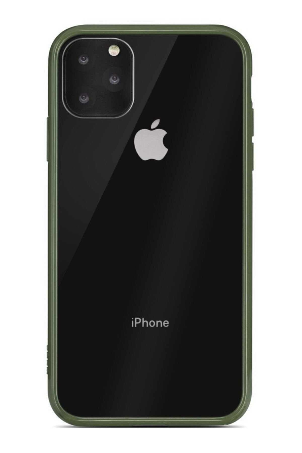 Dafoni Clear Union Iphone 11 Pro Max Ultra Koruma Yeşil Kılıf