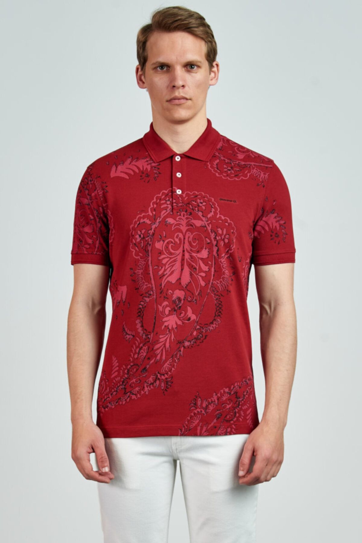 Giovane Gentile Erkek Kırmızı Giovane G. Designers T-Shirt GC0652202229