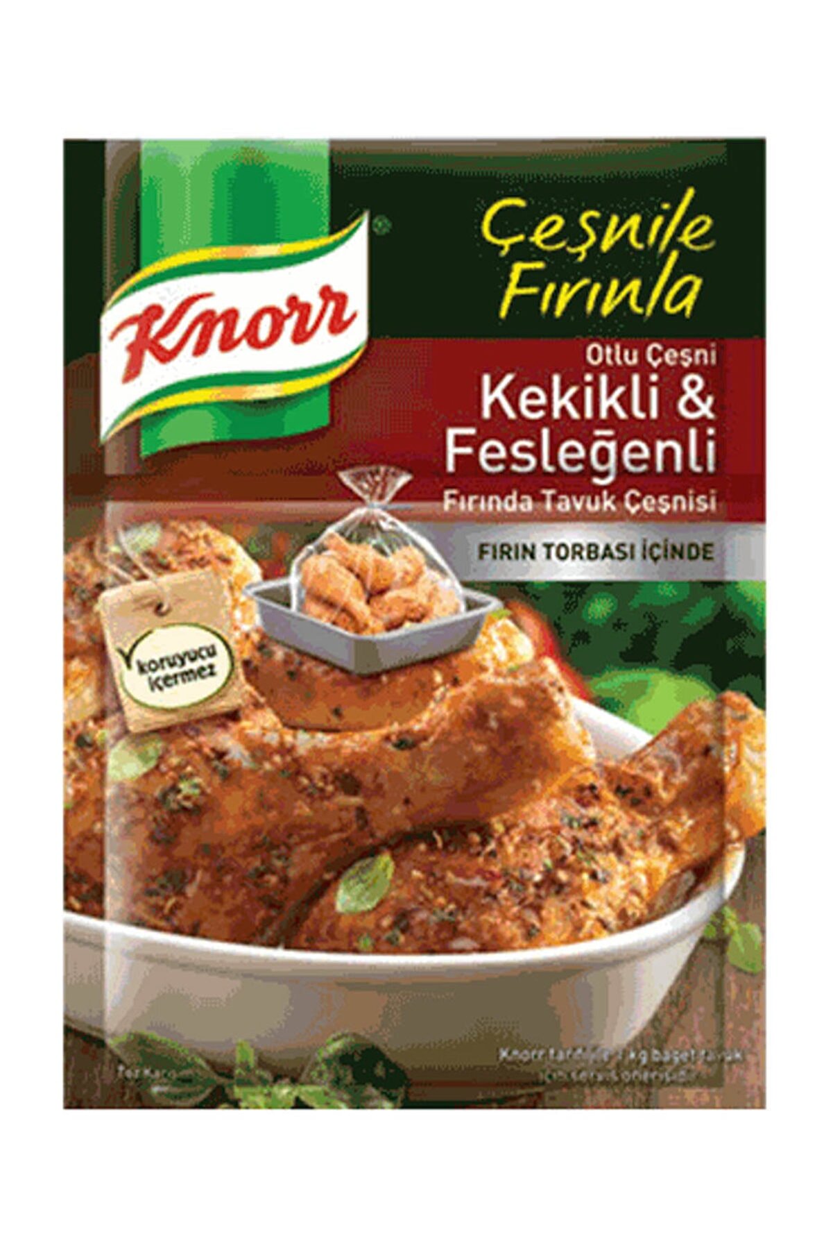 Knorr Kekikli ve Fesleğenli Fırında Tavuk Çeşnisi 32 gr