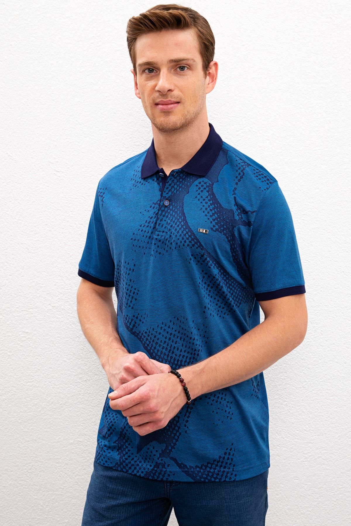 U.S. Polo Assn. Mavi Erkek T-Shirt