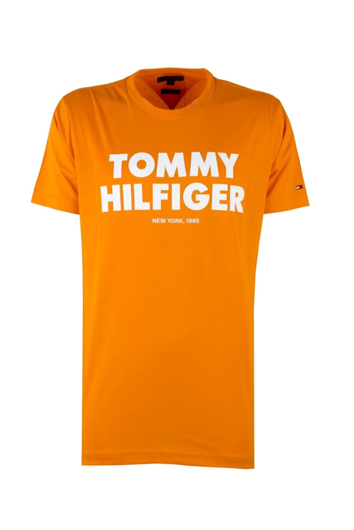 Tommy Hilfiger Tommy Hılfıger T-shırt Regular Fıt/mw0mw09821/turuncu