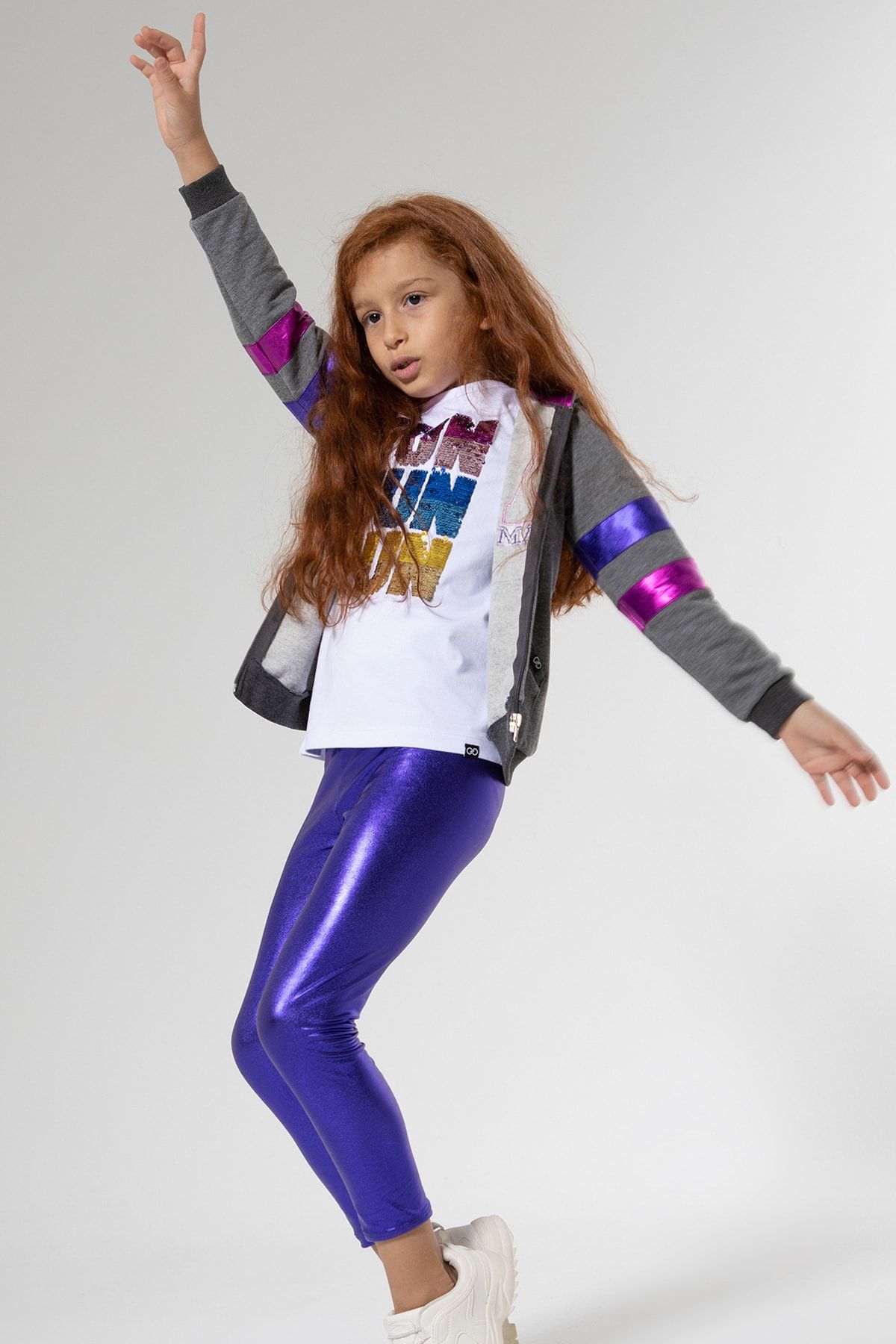 Colorinas Shiny Parlak Kız Çocuk Disko Tayt
