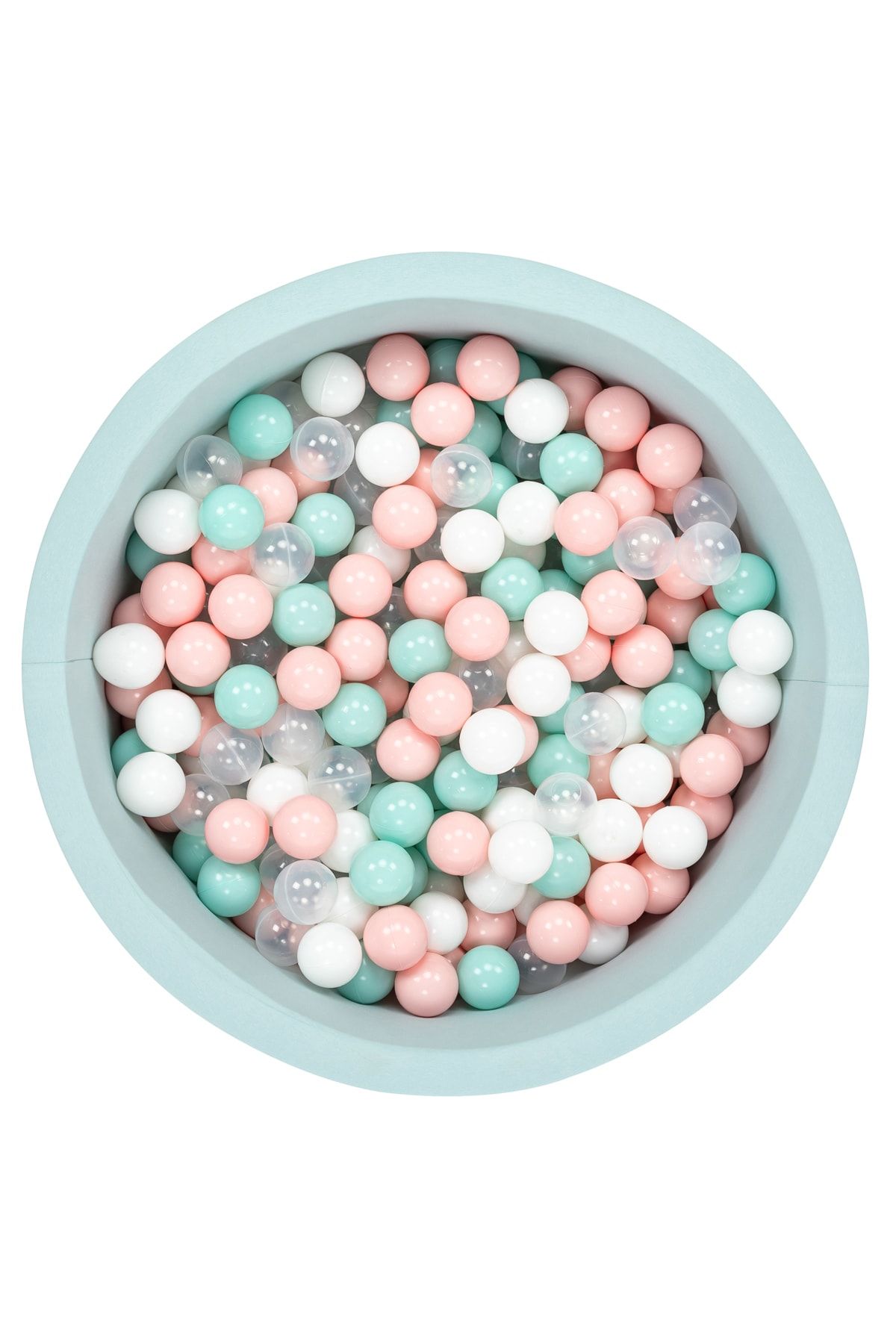 Wellgro Bubble Pop Mint Top Havuzu-Mint Beyaz Şeffaf Pembe