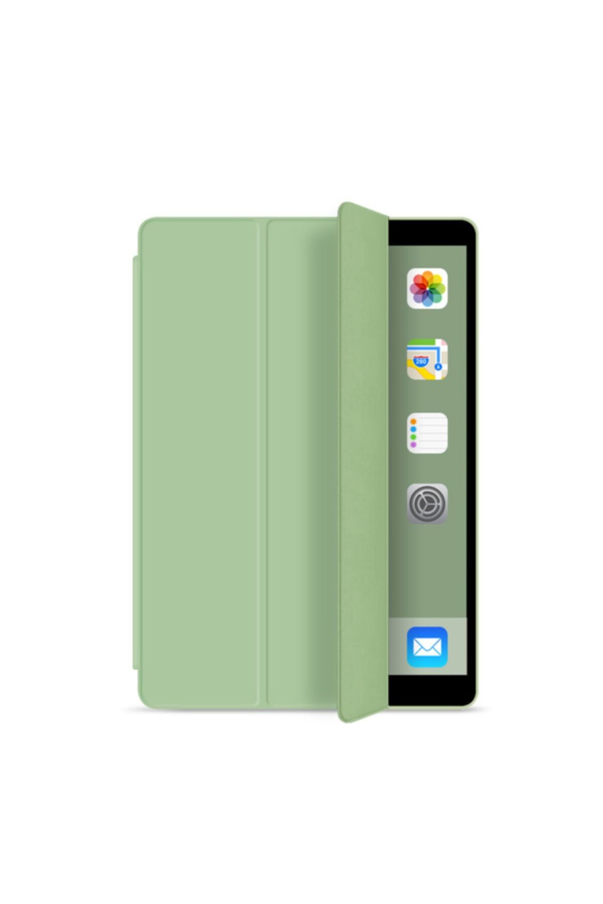Fibaks Apple Ipad 7. Ve 8. Nesil 2019/2020 10.2 Inç Uyumlu Kılıf Smart Arkası Renkli Standlı Akıllı Kapak