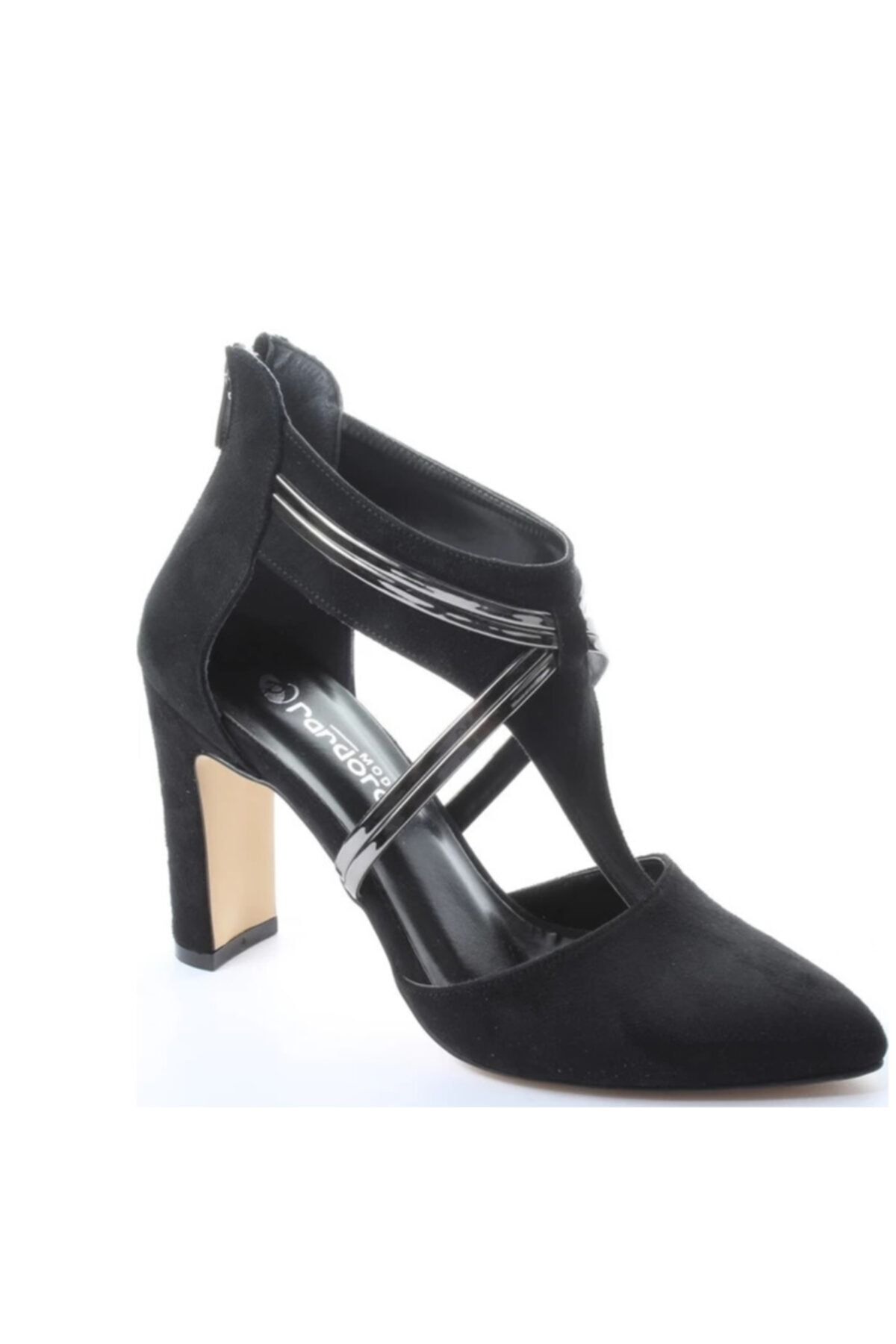 Pandora Kadın Siyah Klasik Günlük Topuklu Ayakkabı 302