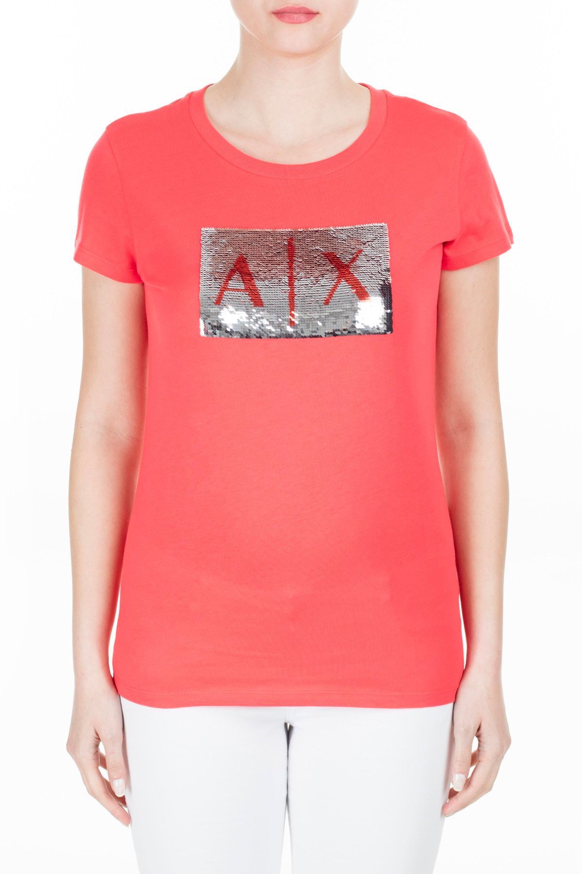 Armani Exchange Kadın Kırmızı T-Shirt 8Nytdl Yj73Z 6425
