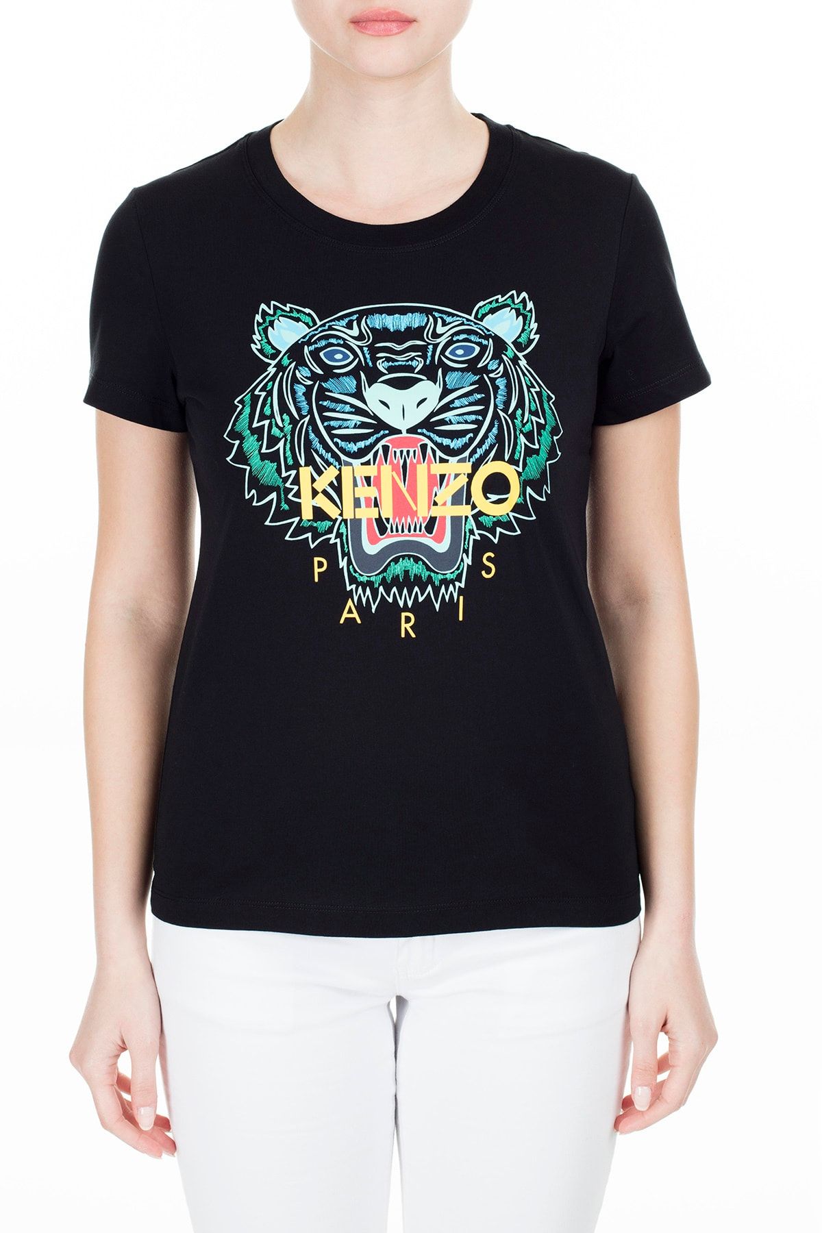 Kenzo Kadın Siyah T-Shirt Fa5 2Ts721 4Yb 99