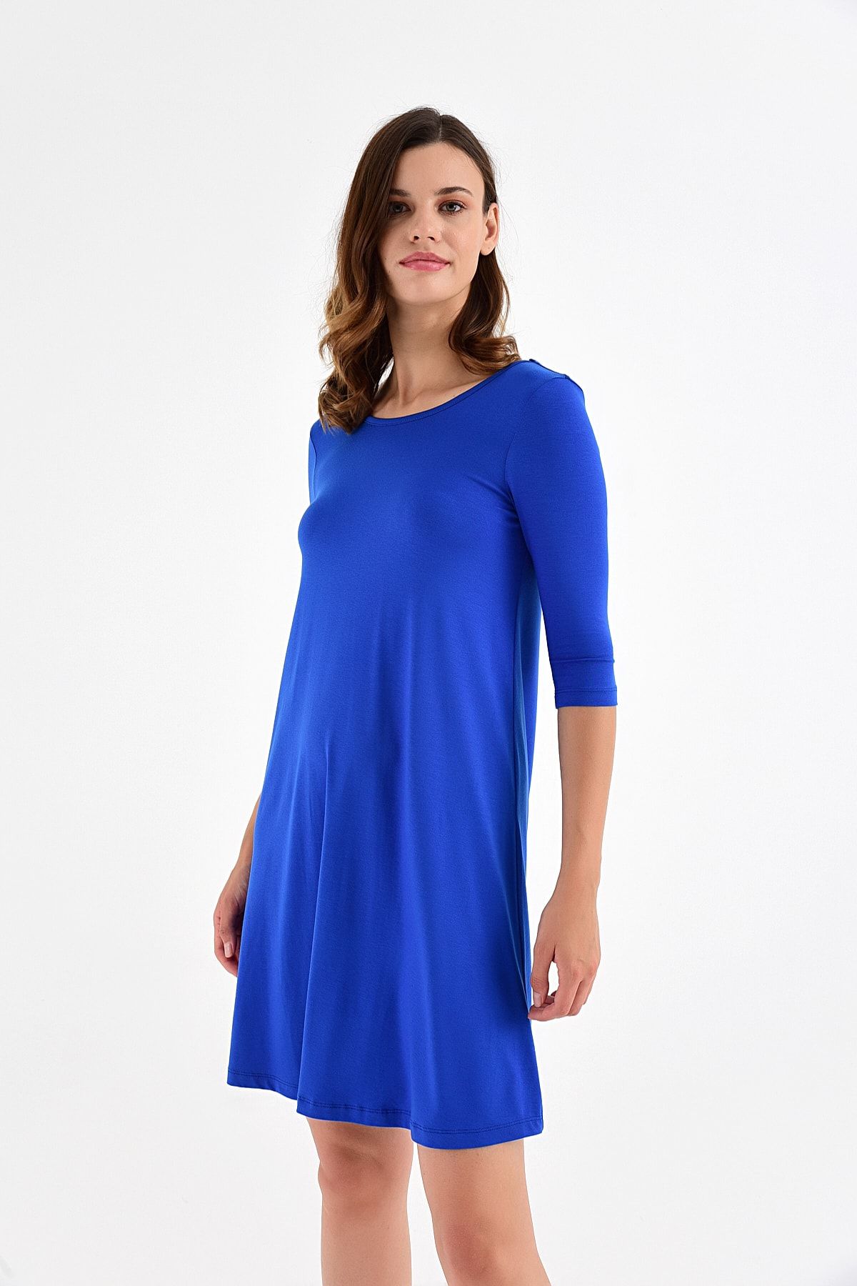 Laranor Kadın Sax Sırt Detay Elbise 20L6817