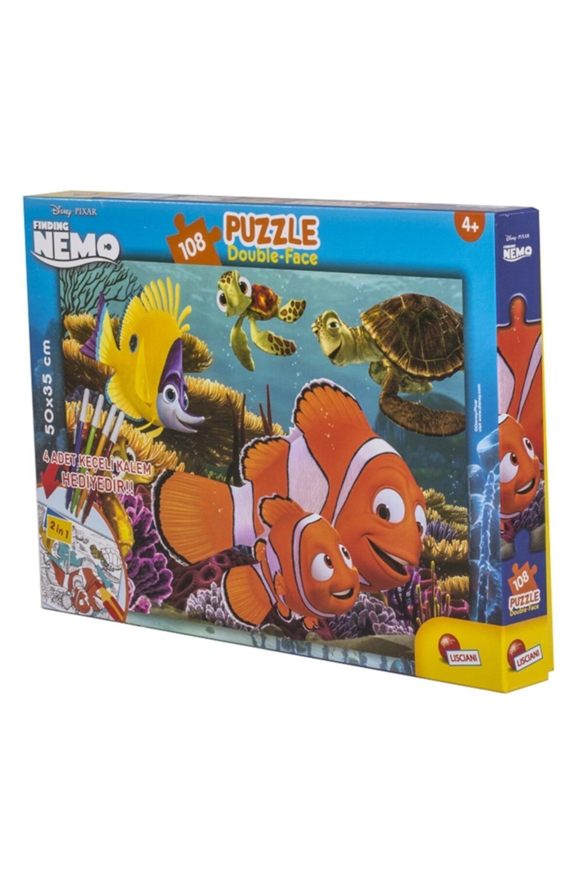DİSNEY Disney Nemo 108 Parça Kalemli Puzzle Lisciani 56675