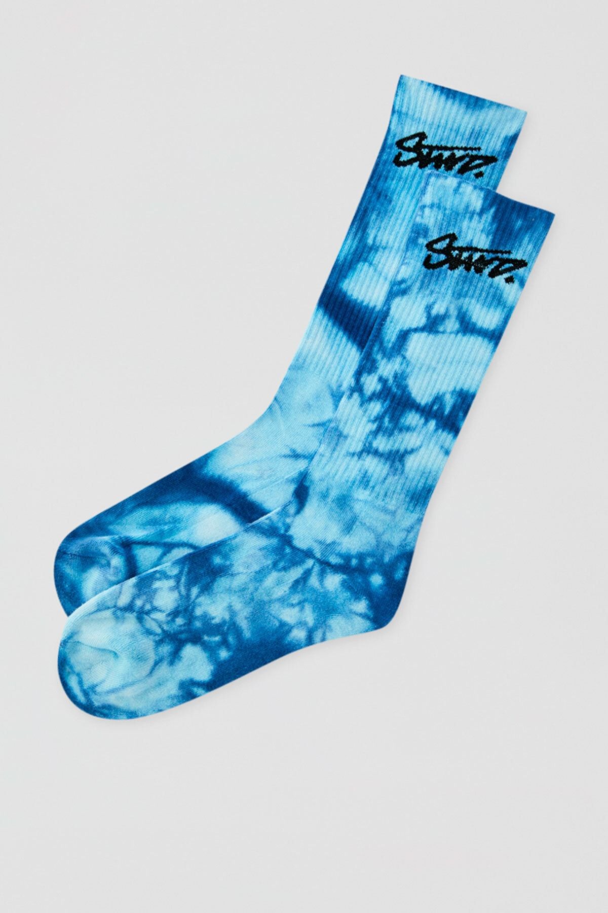 Pull & Bear Mavi Batik Spor Çorabı