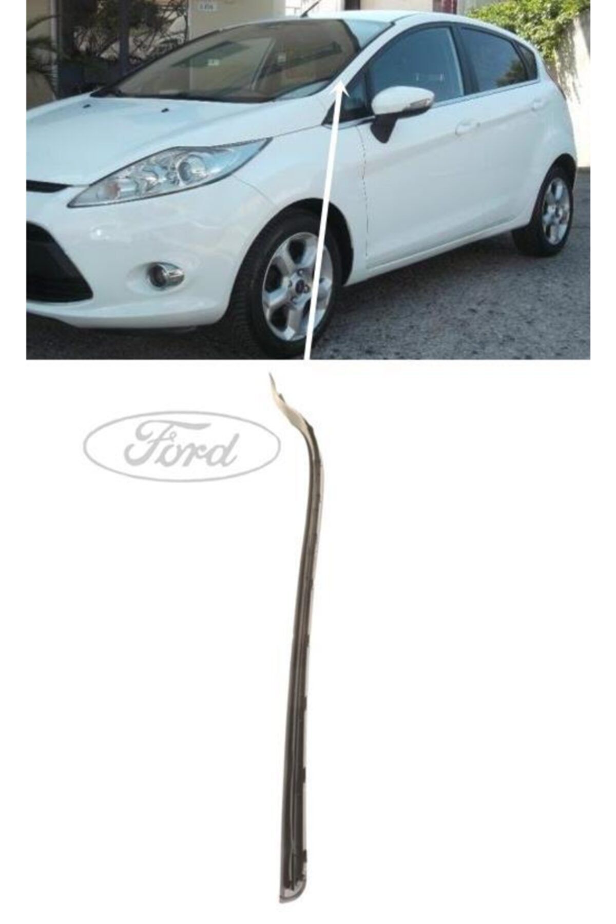 Federal Power Ön Cam Kenar Lastiği Sol Ford Fiesta 2009-2017 8a61 A03195