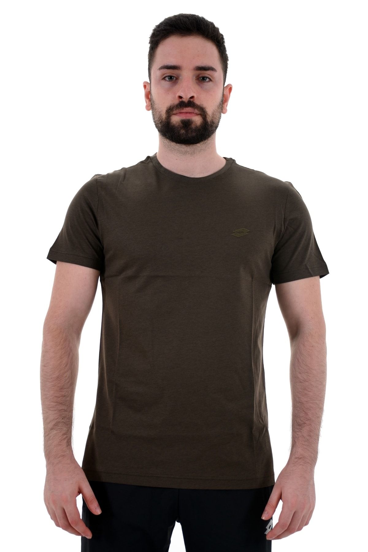 Lotto T-shirt Erkek Haki-soft Tee Pl Iı-r8890