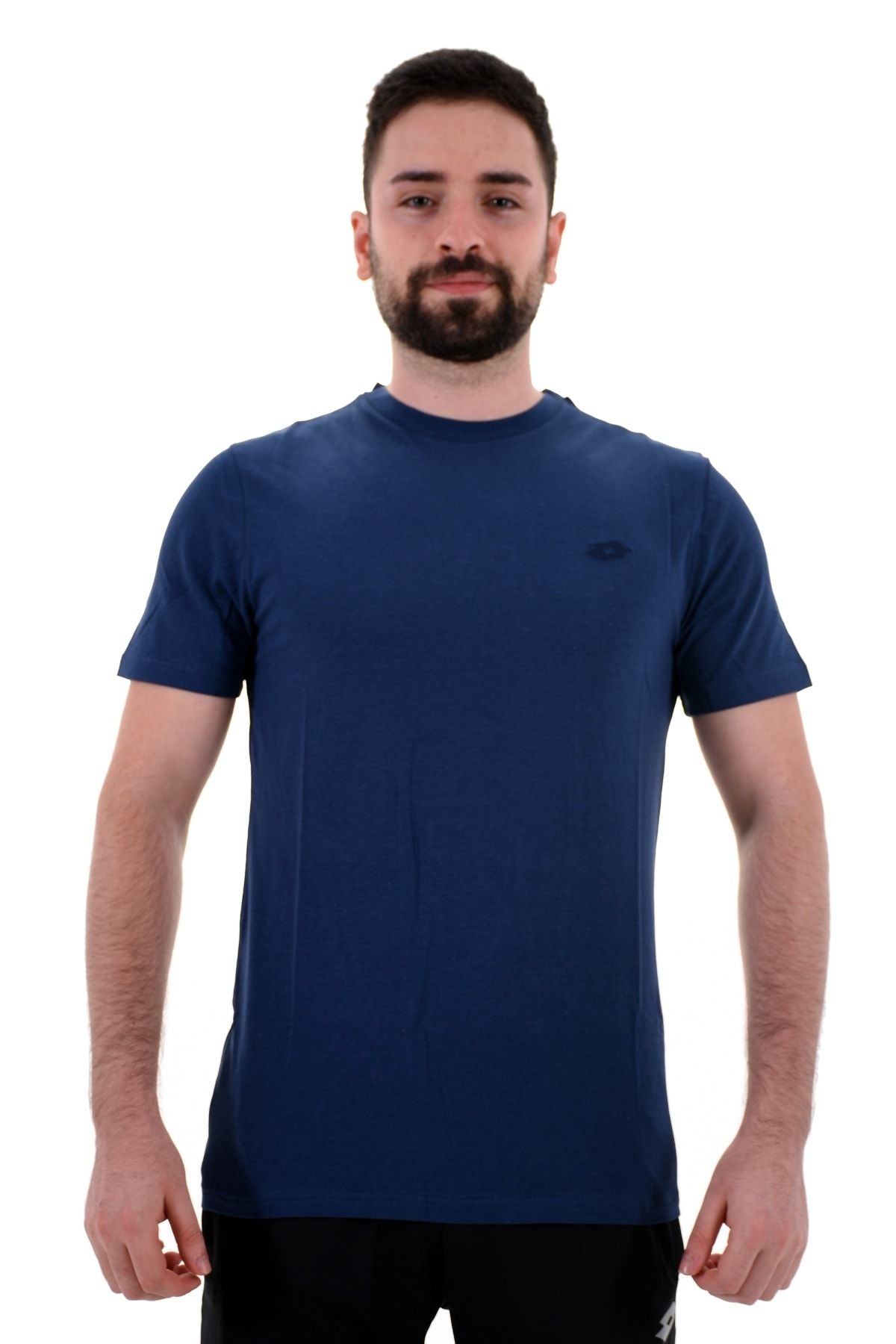 Lotto T-shirt Erkek Mavi-soft Tee Pl Iı-r8889