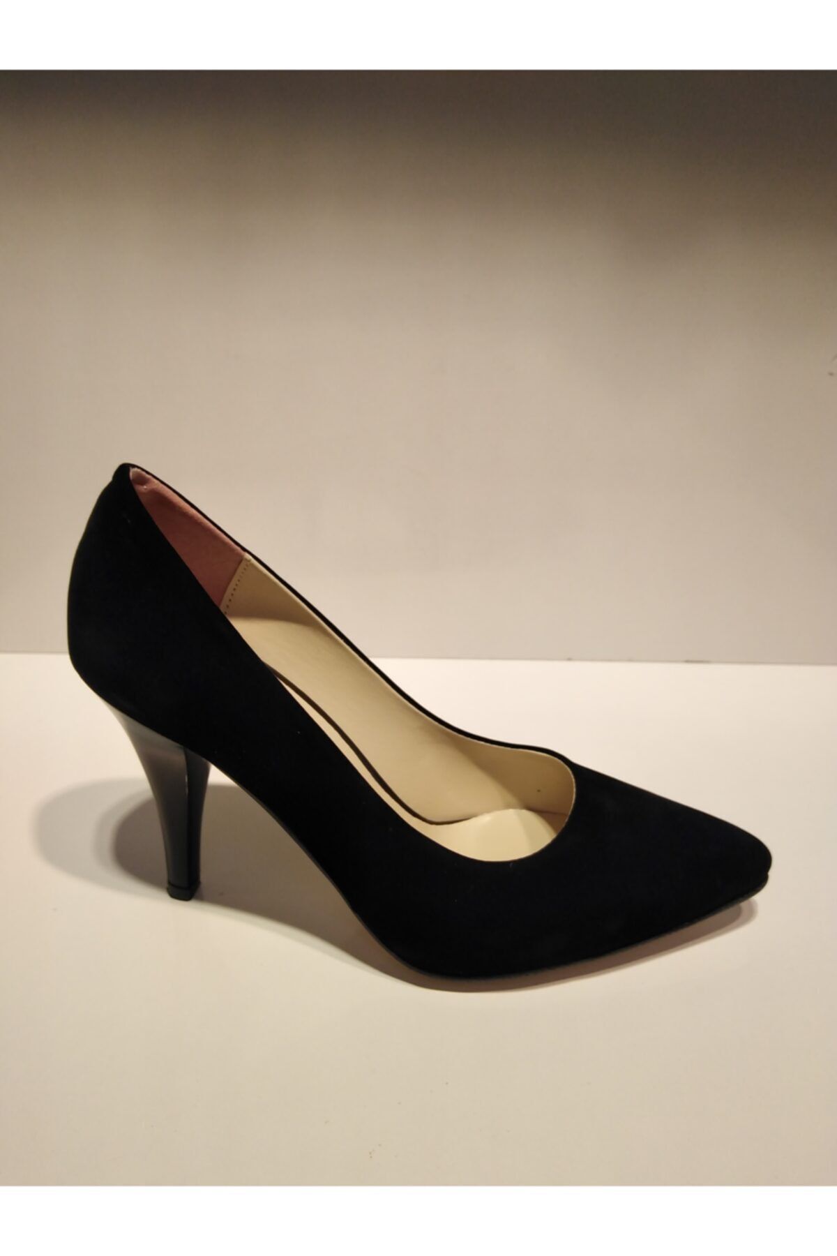 Pandora Kadın Siyah Süet İnce Topuklu Ayakkabı Y20 11905