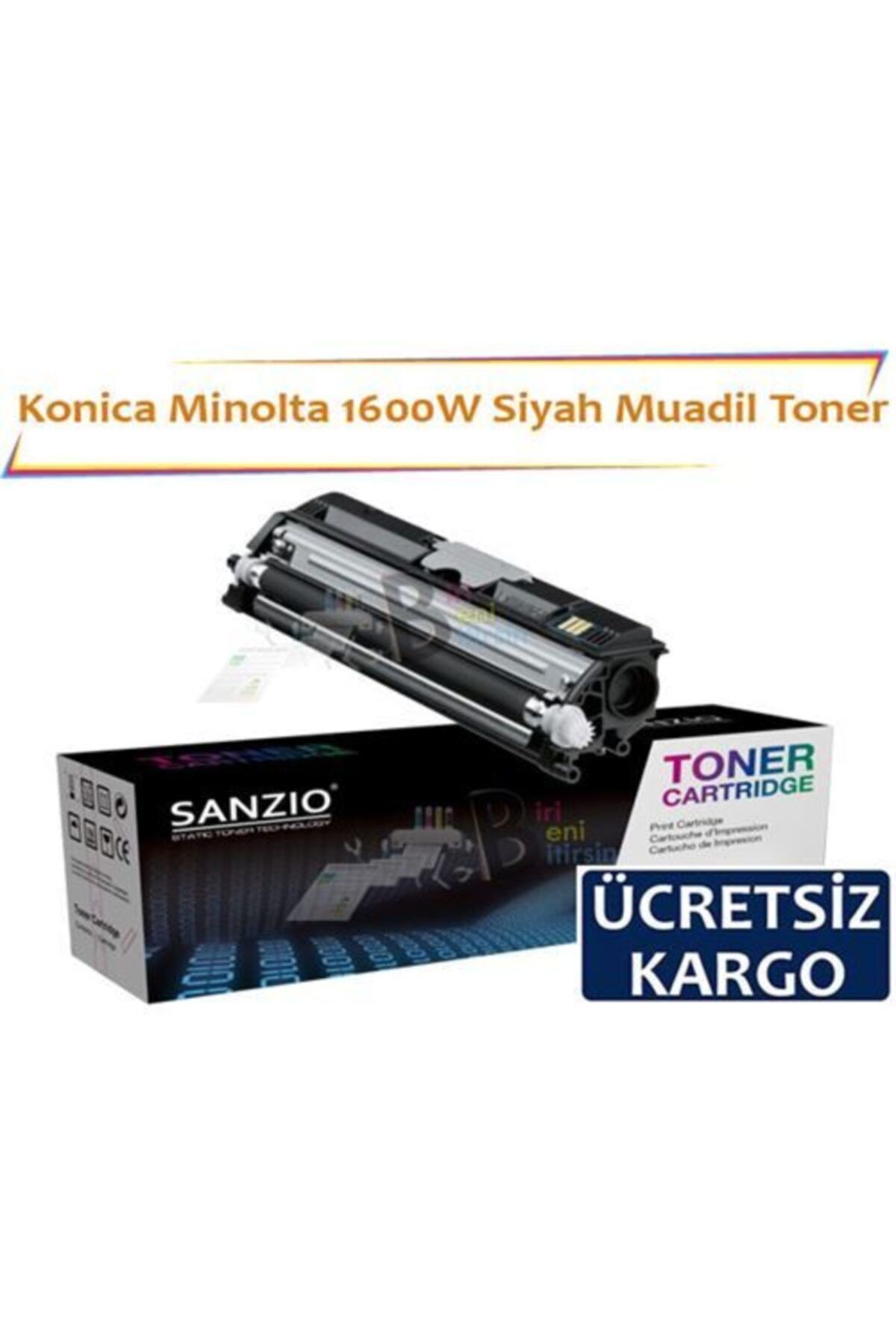 BBB Konica Minolta 1600w Siyah Muadil Toner Fax 1600 1600e 2600 2800 3600 3800