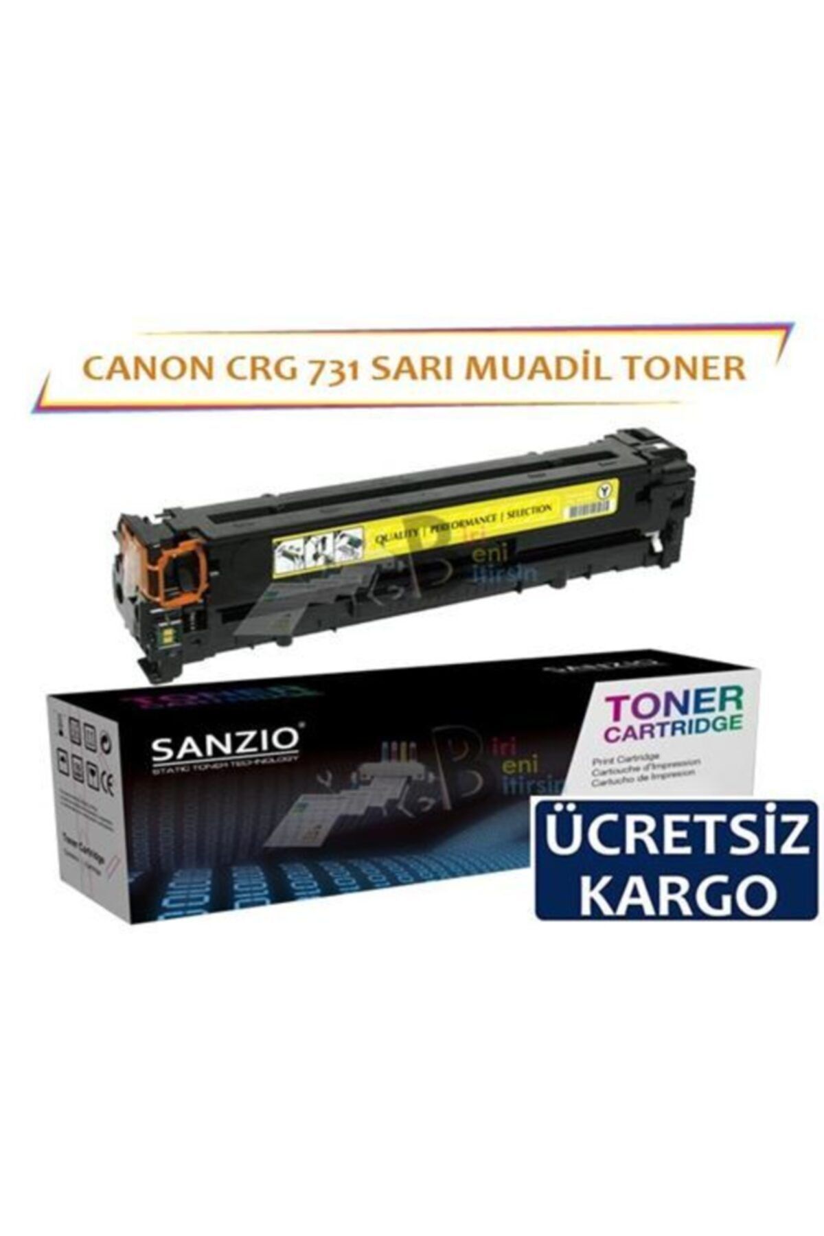 BBB Canon Crg-731 Sarı Muadil Toner Lbp7100 Mf 8280 6680