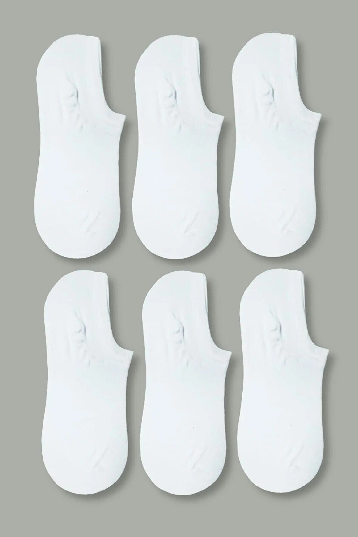 Carrier Plus Erkek Beyaz Bambu Görünmez (sneaker) Spor Ayakkabı Çorabı