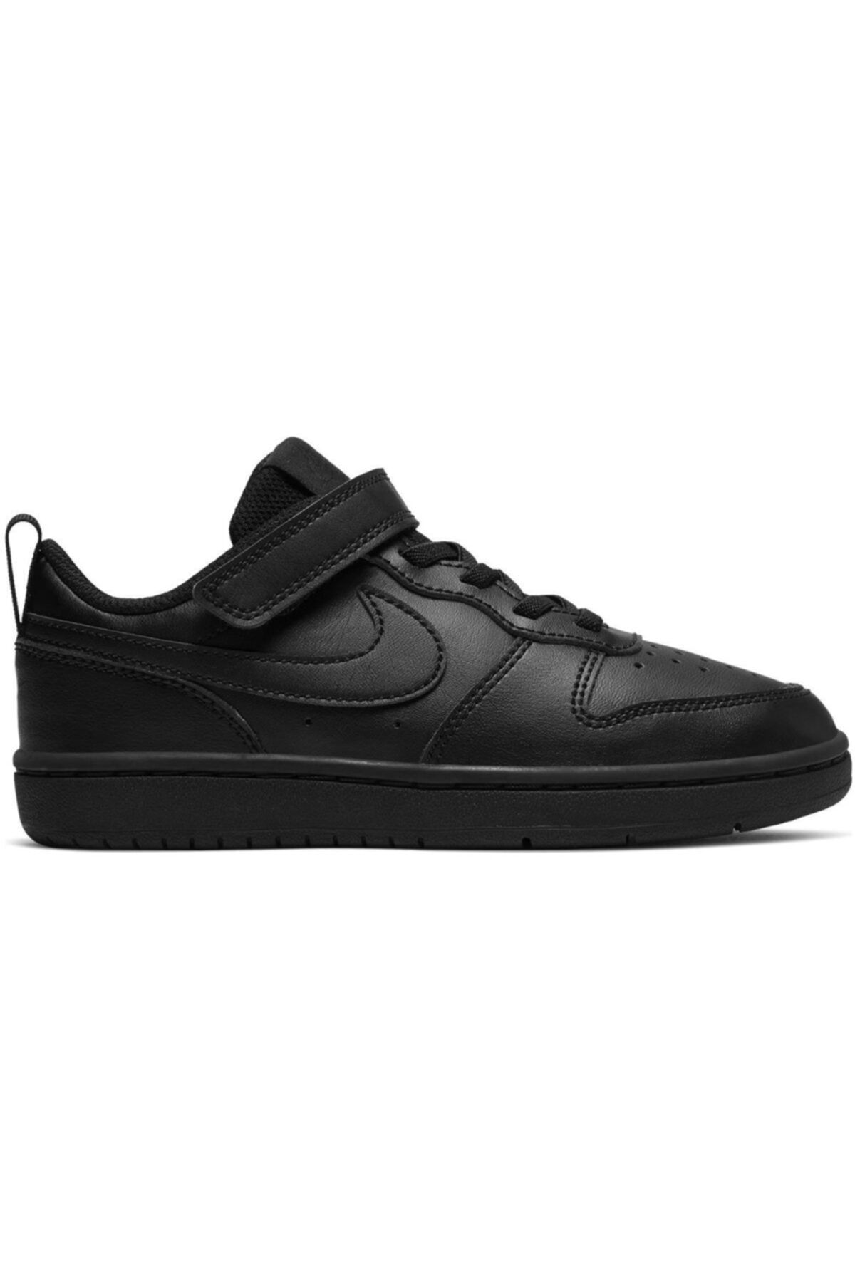 Nike Unisex Çocuk Siyah Bq5451-001 Court Borough Spor Ayakkabı