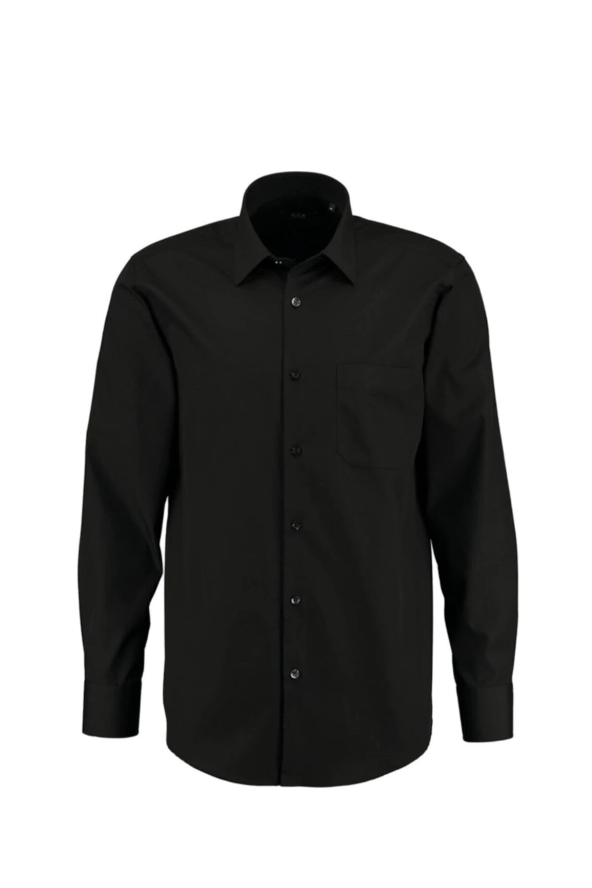 Genel Markalar Dostum Giyim Erkek Bzn Siyah Uzun Kol Klasik Gömlek