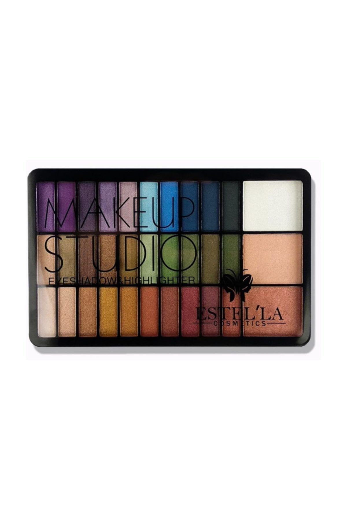 Estella Makeup Studio 33'li Set Renkli Far Paleti