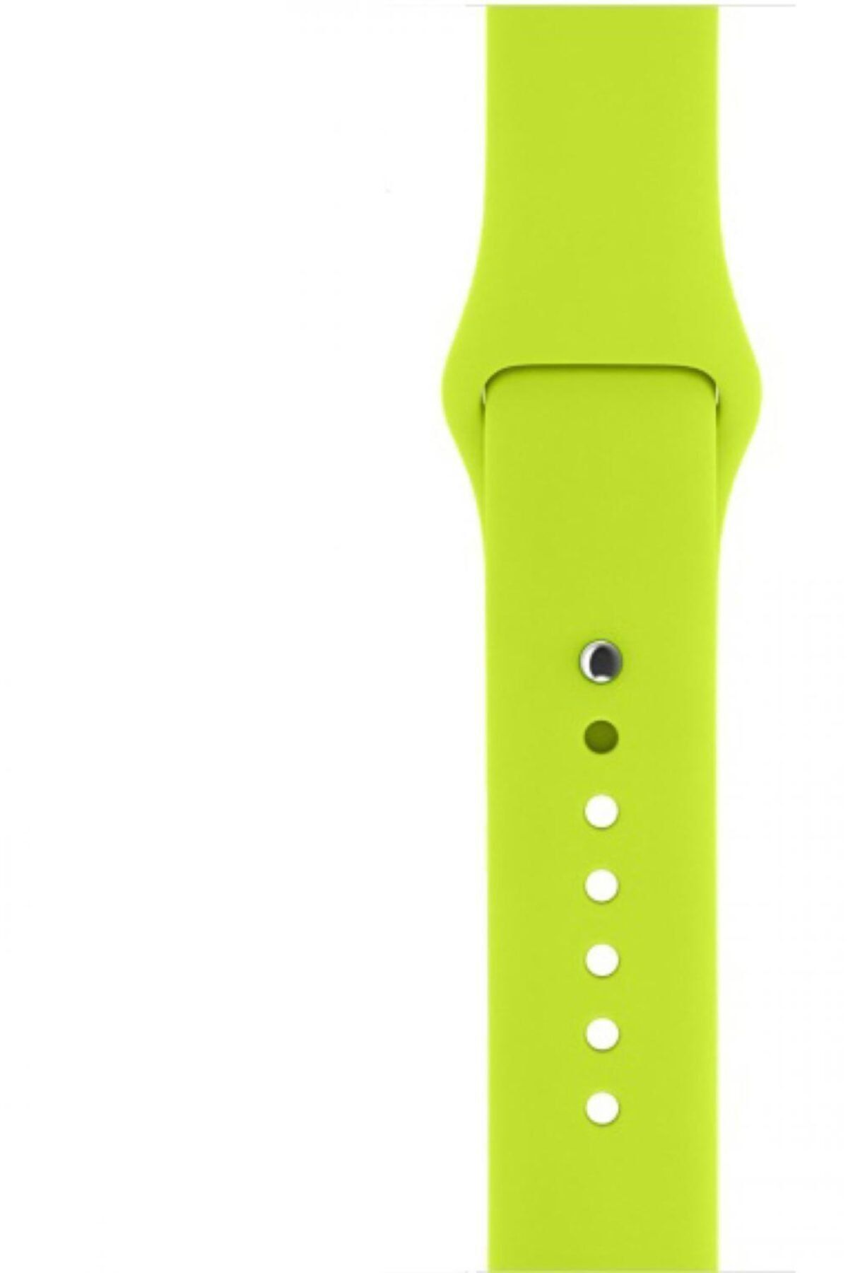 Fitbit Apple Watch 42-44mm Spor Silikon Apple Watch Kordon Fistik Yesili