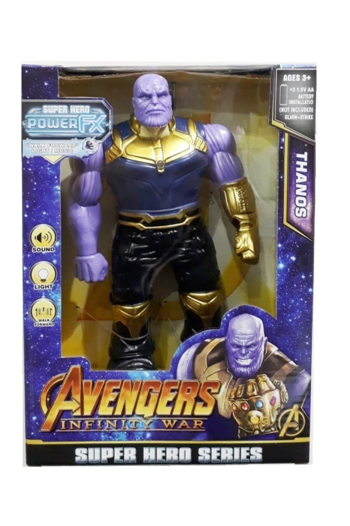 AVENGERS Thanos Pilli Işıklı Sesli Yürüyen Robot